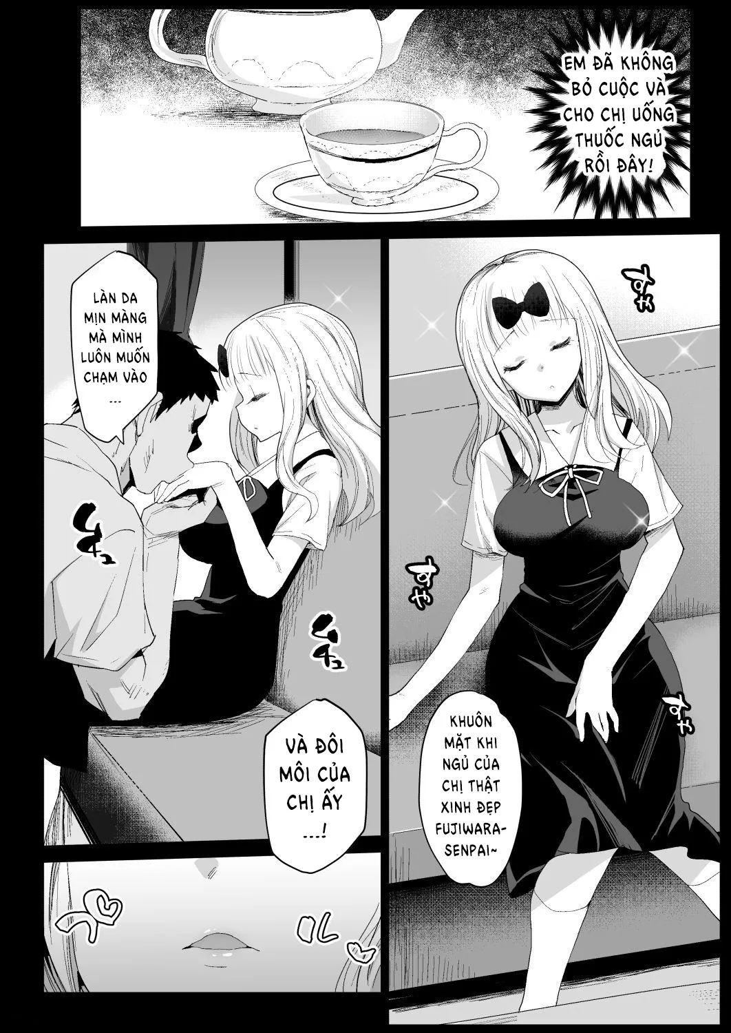 HentaiVN.net - Ảnh 8 - Lấy lợi thế trước Fujiwara-senpai [Fujiwara Senpai wa Sukidarake] - Oneshot