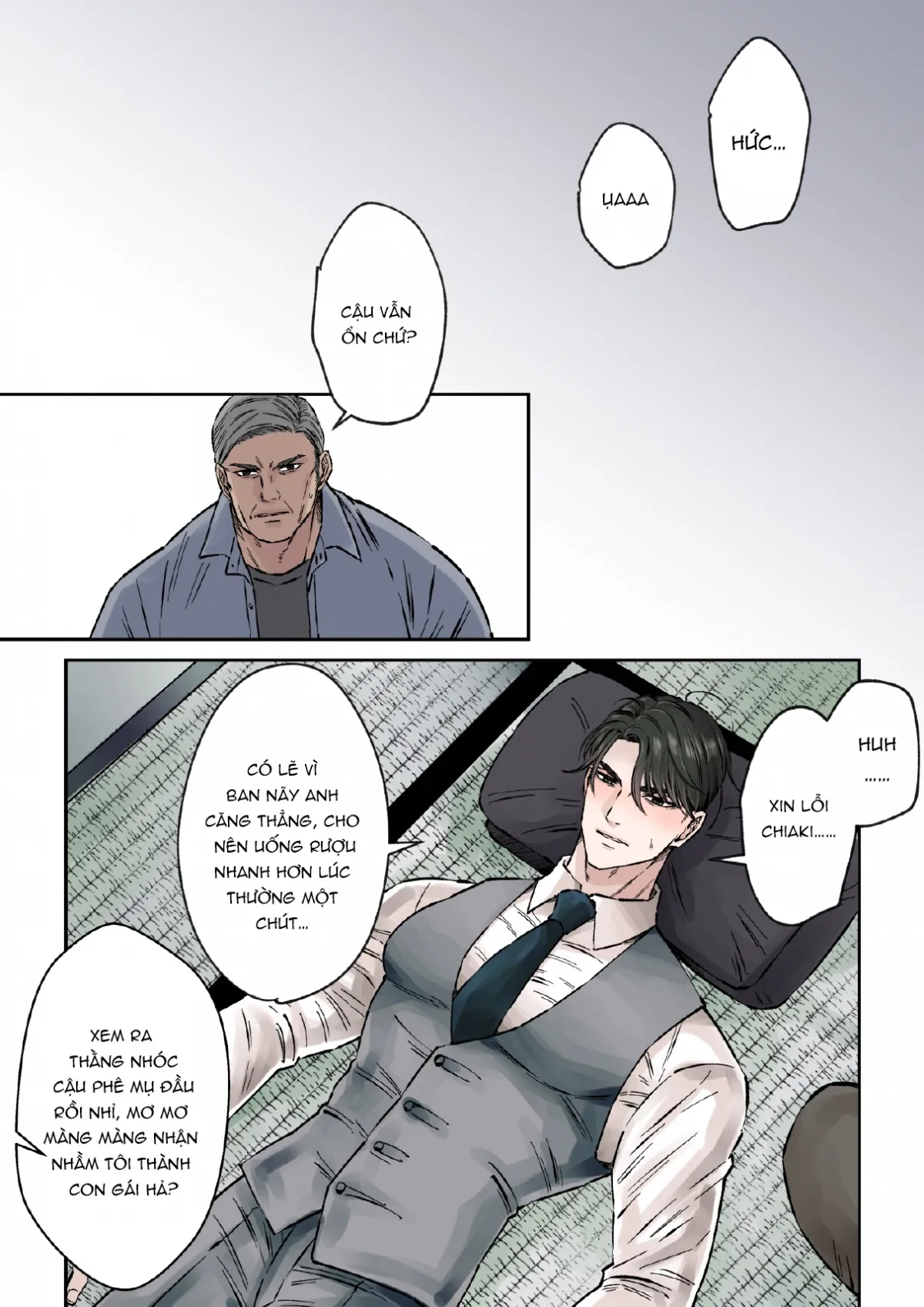 HentaiVN.net - Ảnh 13 - Boss ưu tú lại bị cha của vị hôn thê cưỡng hiếp - Chap 1