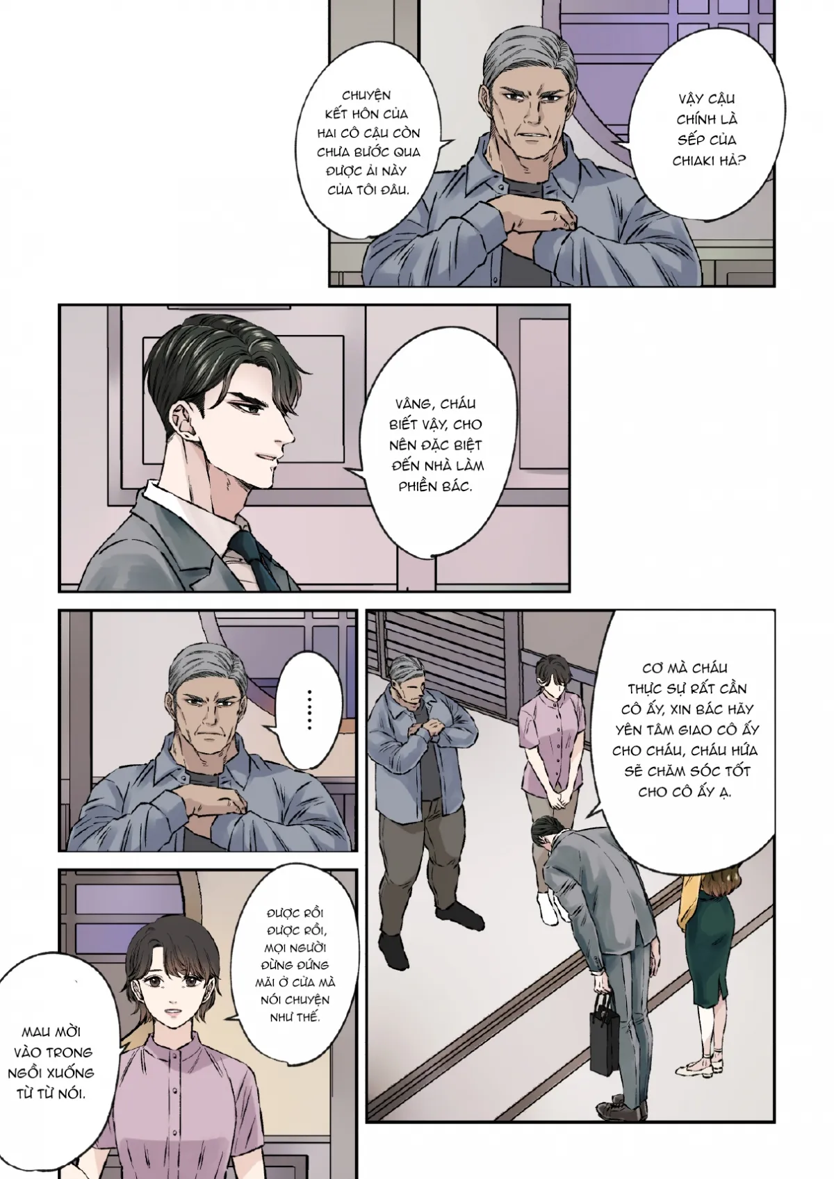 HentaiVN.net - Ảnh 7 - Boss ưu tú lại bị cha của vị hôn thê cưỡng hiếp - Chap 1