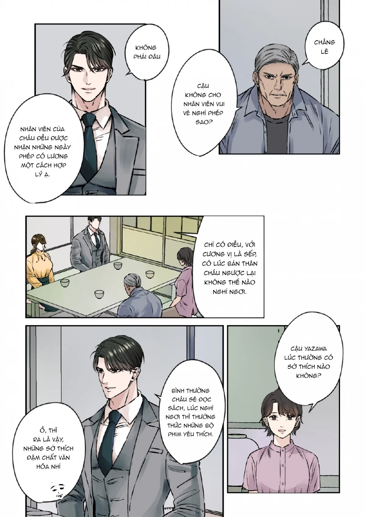 HentaiVN.net - Ảnh 9 - Boss ưu tú lại bị cha của vị hôn thê cưỡng hiếp - Chap 1