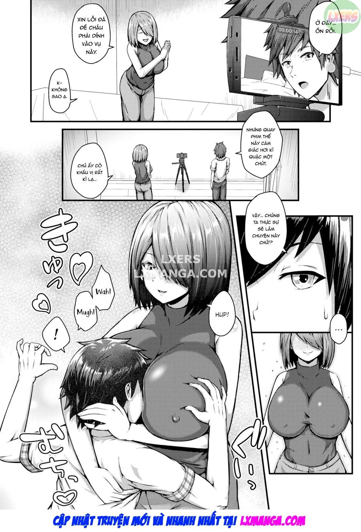 HentaiVN.net - Ảnh 11 - Nhờ cháu ngủ với vợ chú - Oneshot