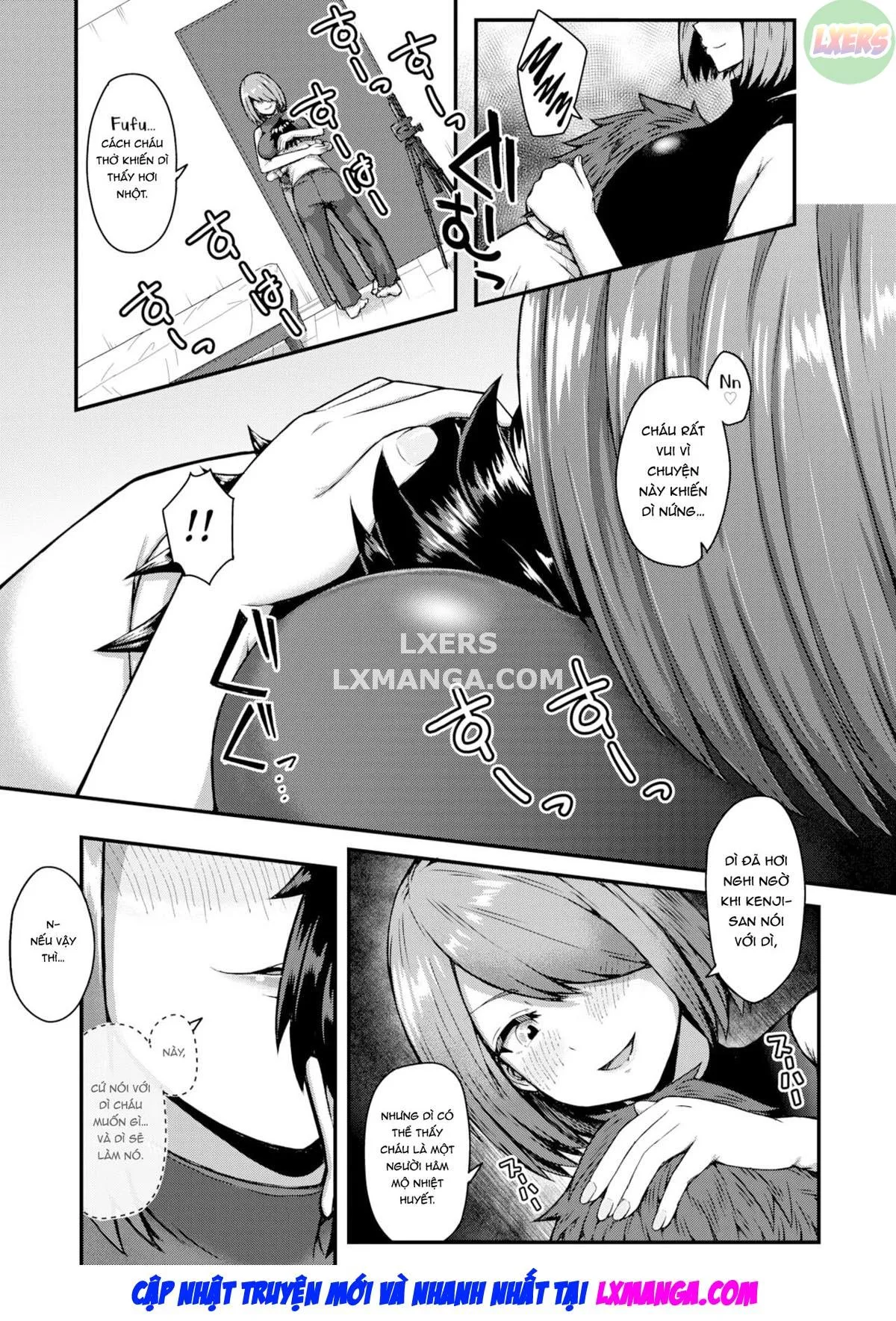 HentaiVN.net - Ảnh 12 - Nhờ cháu ngủ với vợ chú - Oneshot