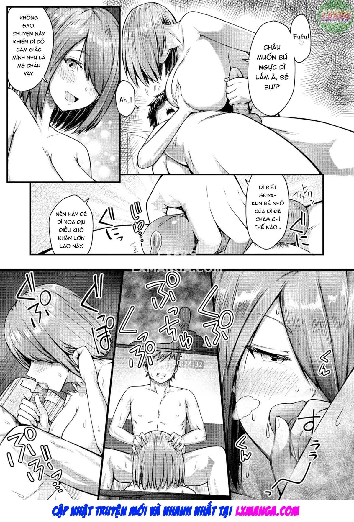 HentaiVN.net - Ảnh 14 - Nhờ cháu ngủ với vợ chú - Oneshot
