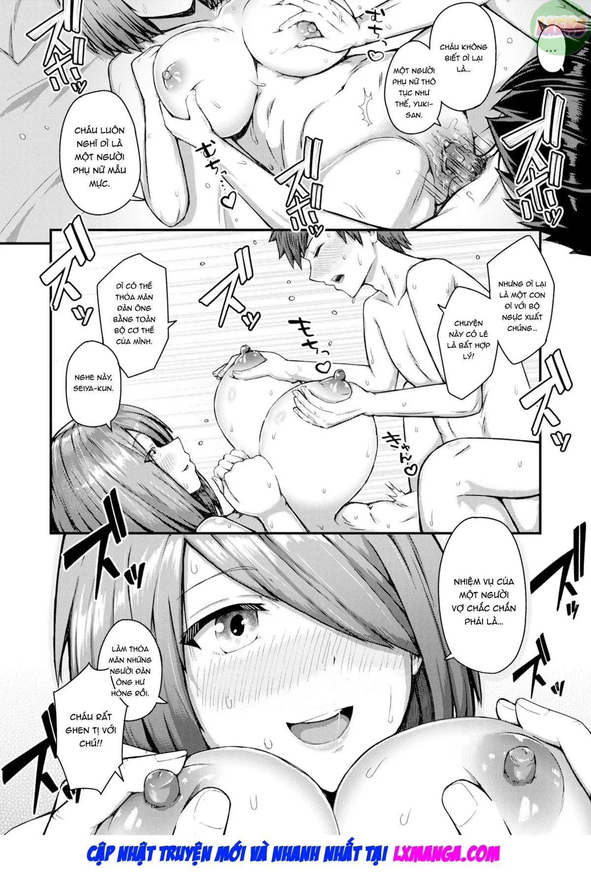 HentaiVN.net - Ảnh 21 - Nhờ cháu ngủ với vợ chú - Oneshot