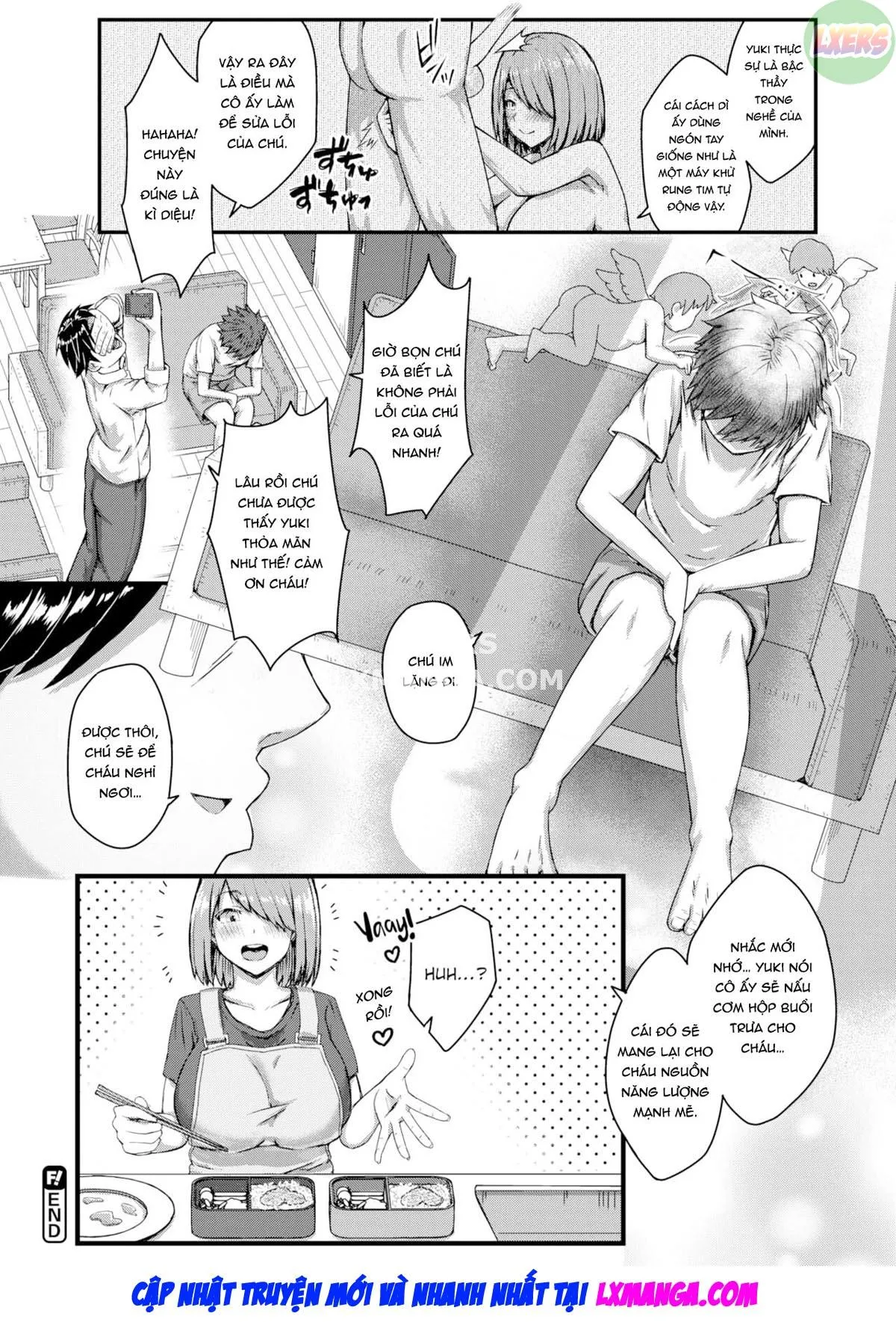 HentaiVN.net - Ảnh 29 - Nhờ cháu ngủ với vợ chú - Oneshot