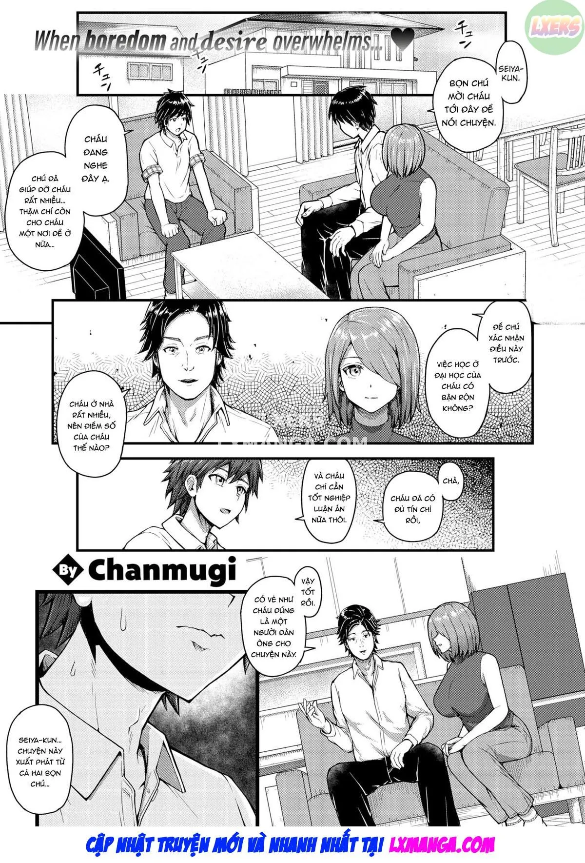 HentaiVN.net - Ảnh 4 - Nhờ cháu ngủ với vợ chú - Oneshot