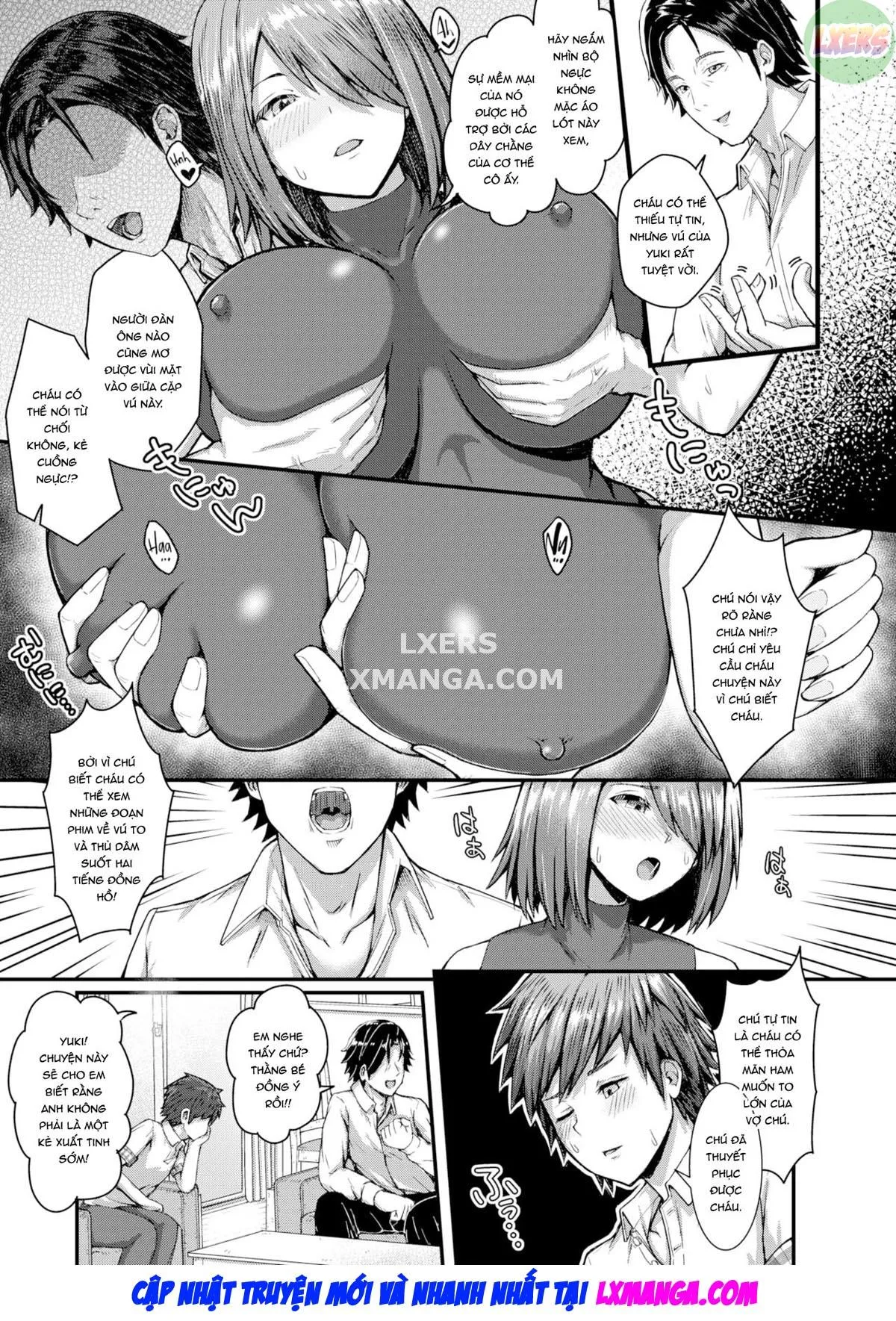 HentaiVN.net - Ảnh 8 - Nhờ cháu ngủ với vợ chú - Oneshot