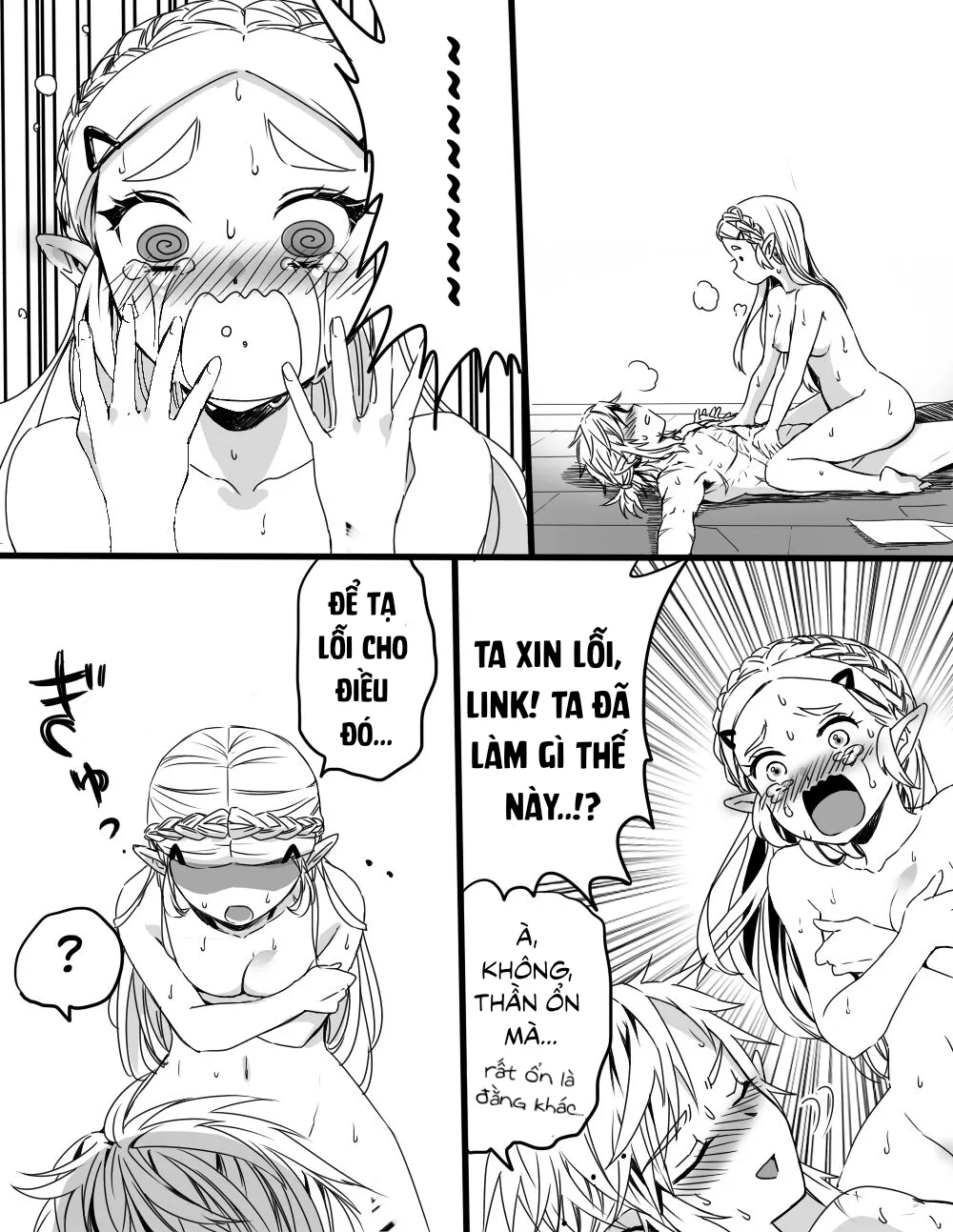 HentaiVN.net - Ảnh 13 - Vụ án Hồ Tình Yêu (The Legend of Zelda) [The Power of the Lover's Pond] - Chap I