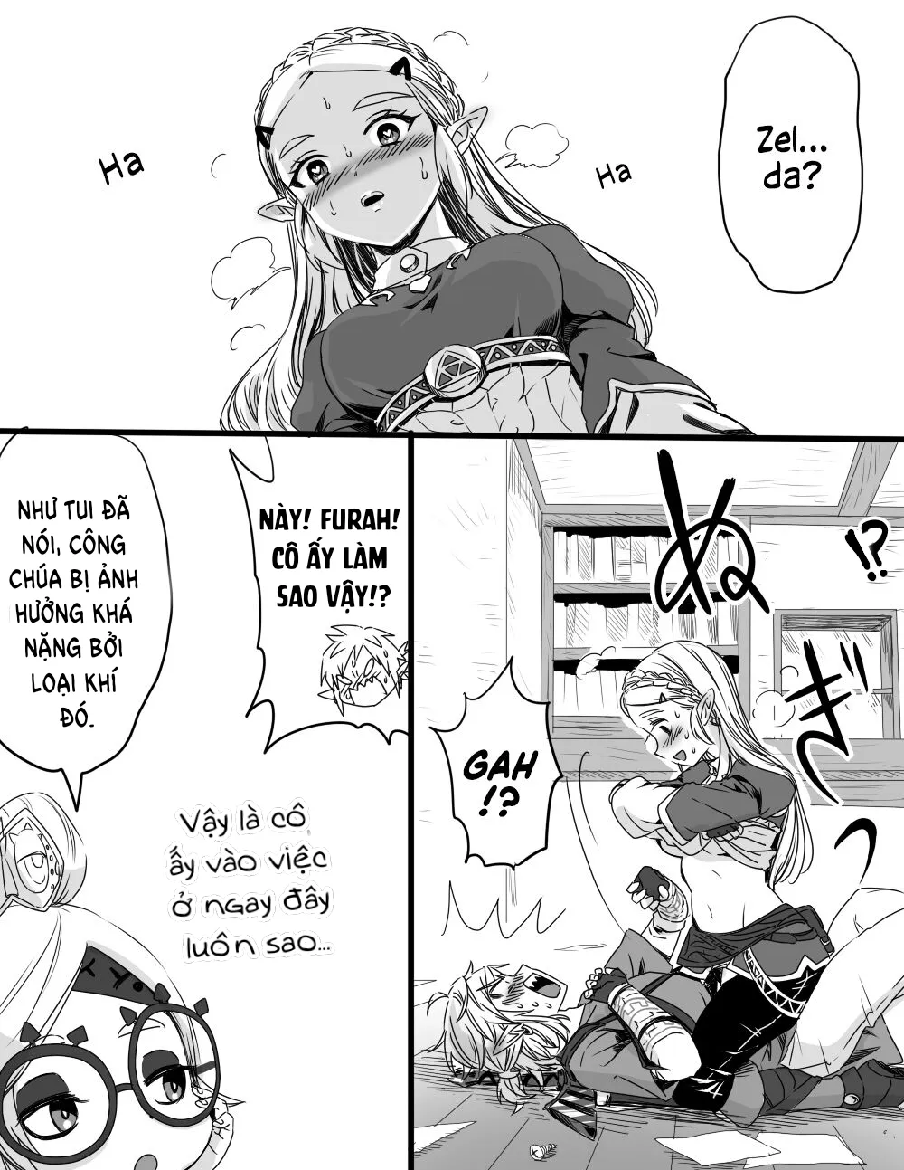 HentaiVN.net - Ảnh 6 - Vụ án Hồ Tình Yêu (The Legend of Zelda) [The Power of the Lover's Pond] - Chap I