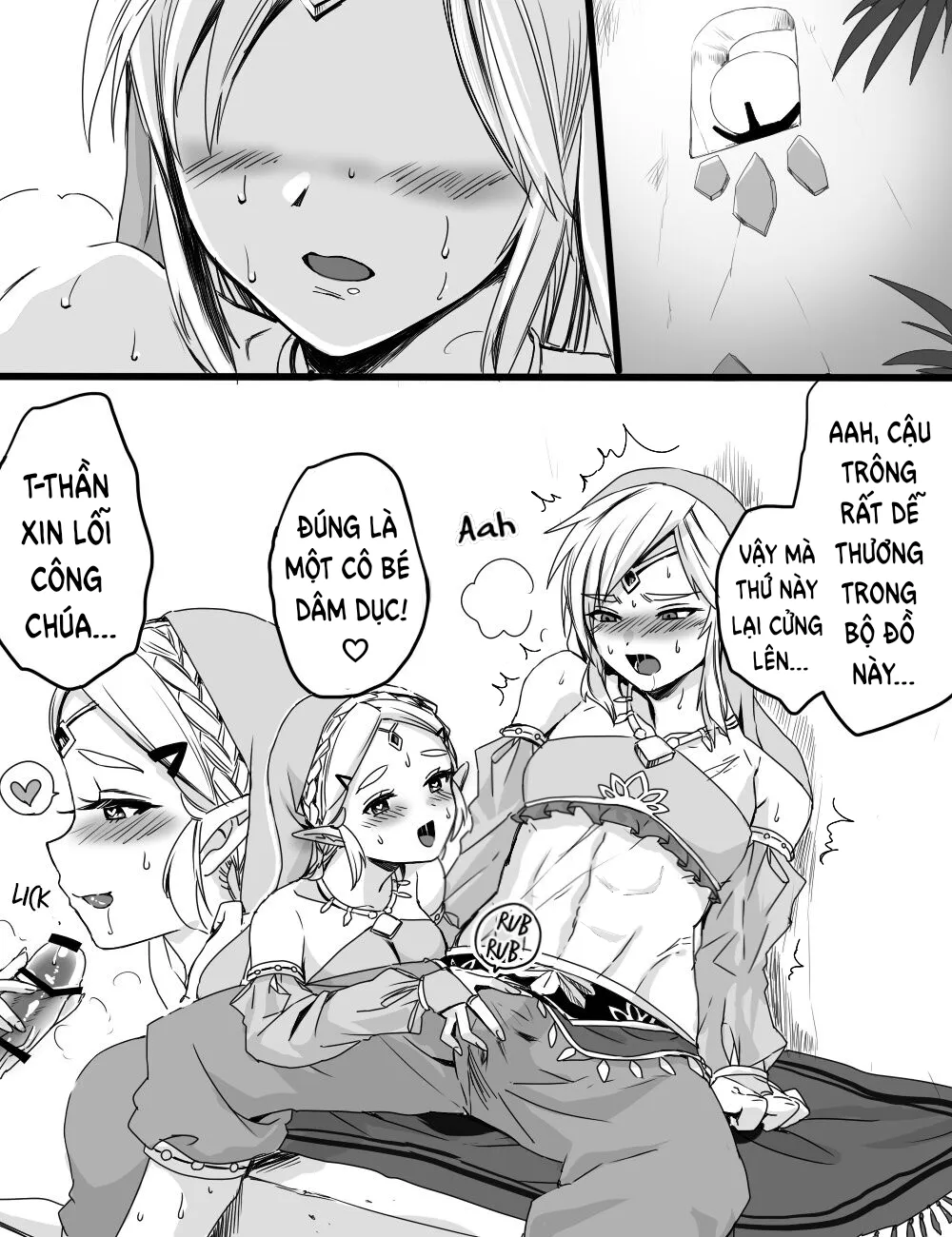 HentaiVN.net - Ảnh 10 - Vụ án Hồ Tình Yêu (The Legend of Zelda) [The Power of the Lover's Pond] - Chap II