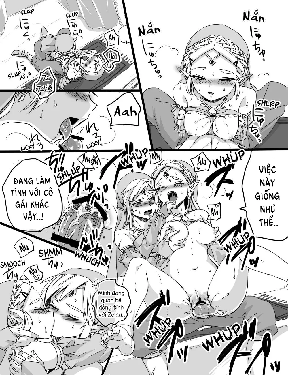 HentaiVN.net - Ảnh 11 - Vụ án Hồ Tình Yêu (The Legend of Zelda) [The Power of the Lover's Pond] - Chap II