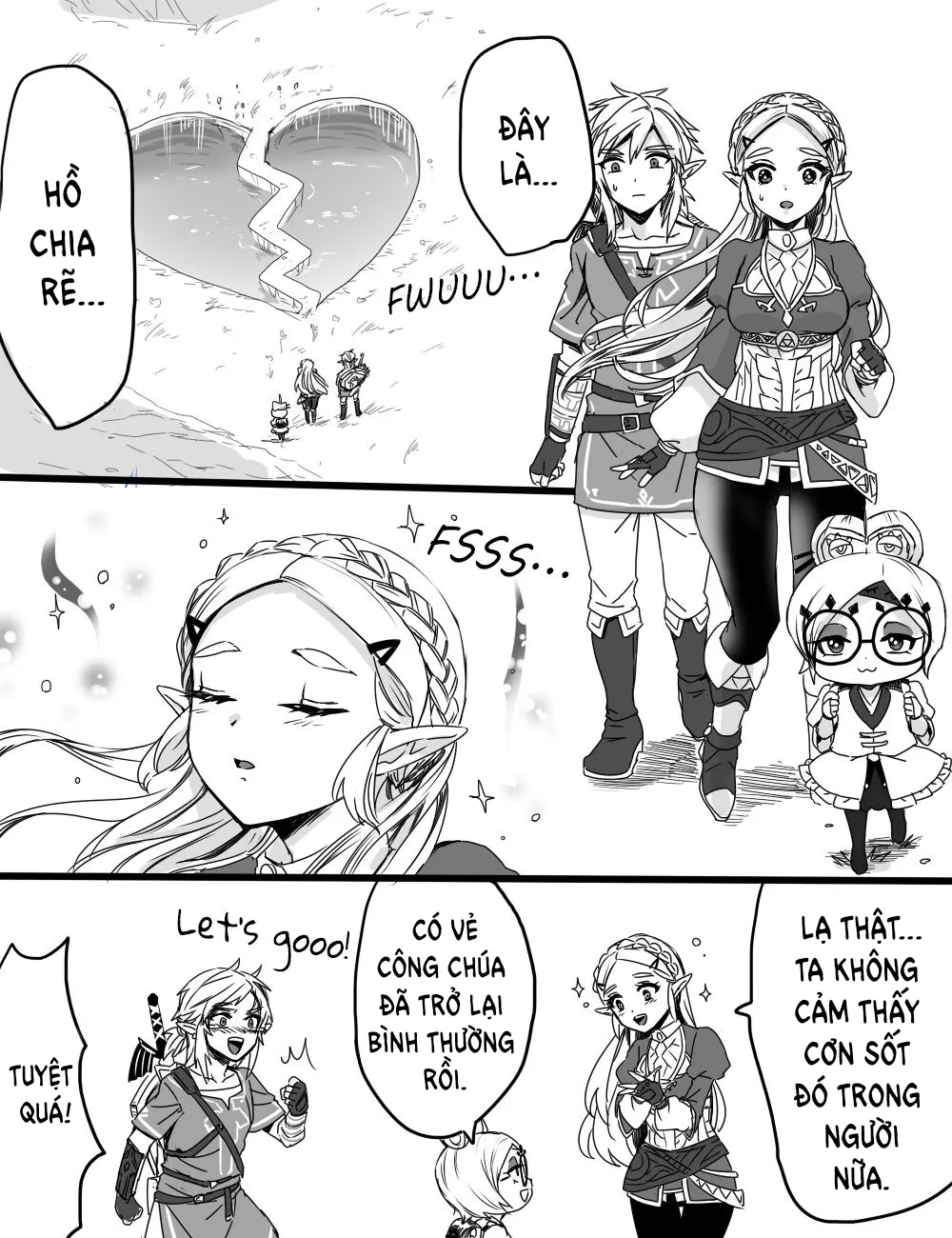 HentaiVN.net - Ảnh 13 - Vụ án Hồ Tình Yêu (The Legend of Zelda) [The Power of the Lover's Pond] - Chap II