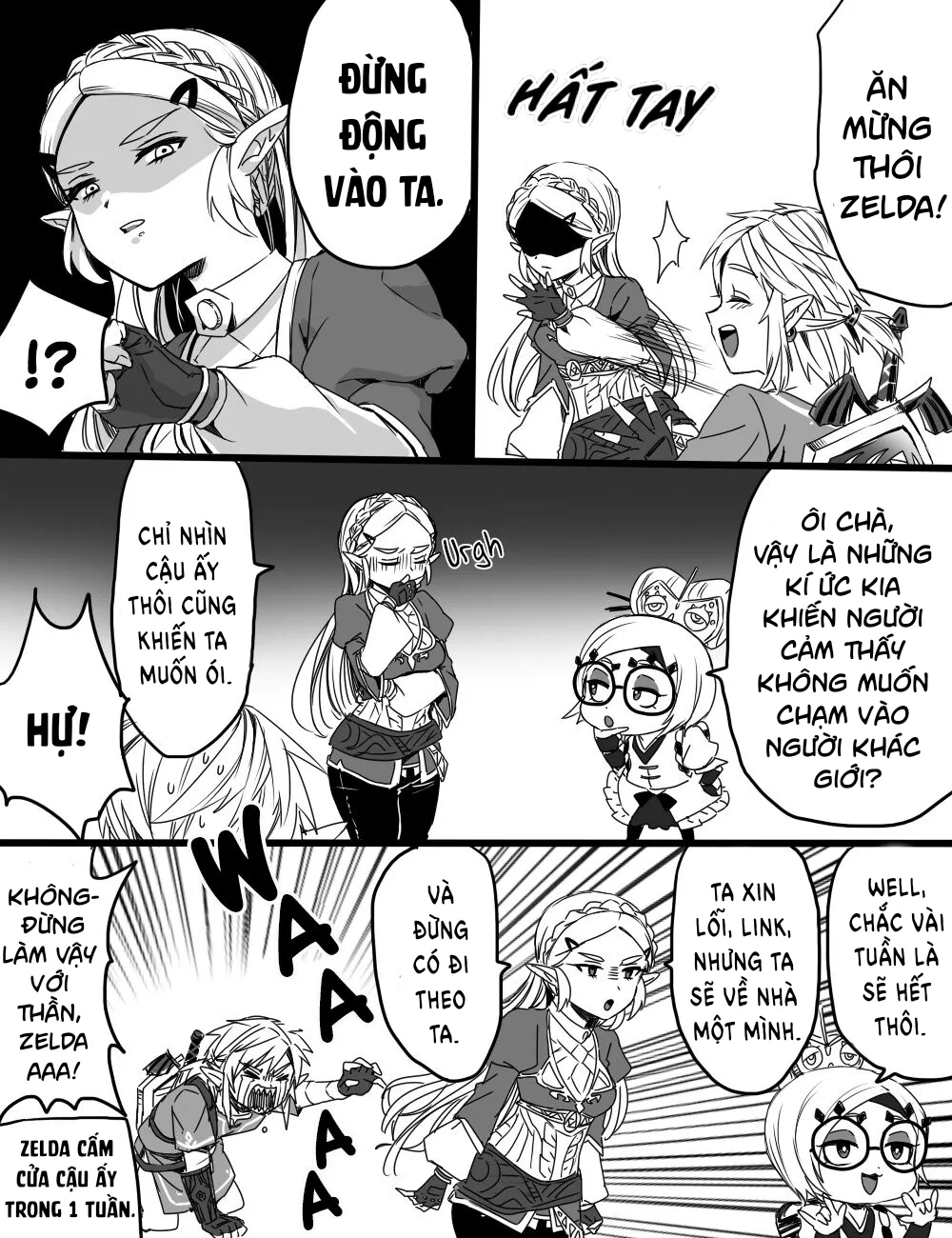 HentaiVN.net - Ảnh 14 - Vụ án Hồ Tình Yêu (The Legend of Zelda) [The Power of the Lover's Pond] - Chap II