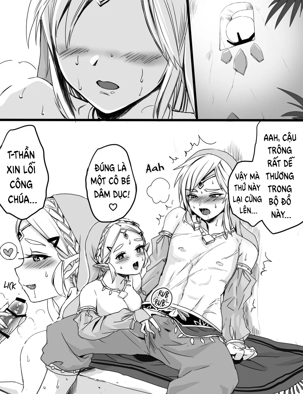 HentaiVN.net - Ảnh 16 - Vụ án Hồ Tình Yêu (The Legend of Zelda) [The Power of the Lover's Pond] - Chap II