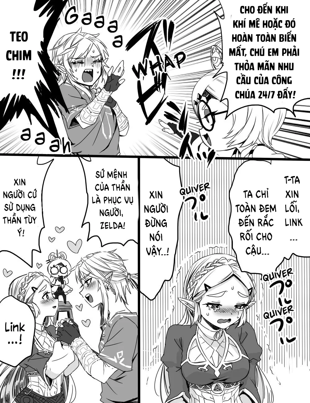 HentaiVN.net - Ảnh 5 - Vụ án Hồ Tình Yêu (The Legend of Zelda) [The Power of the Lover's Pond] - Chap II