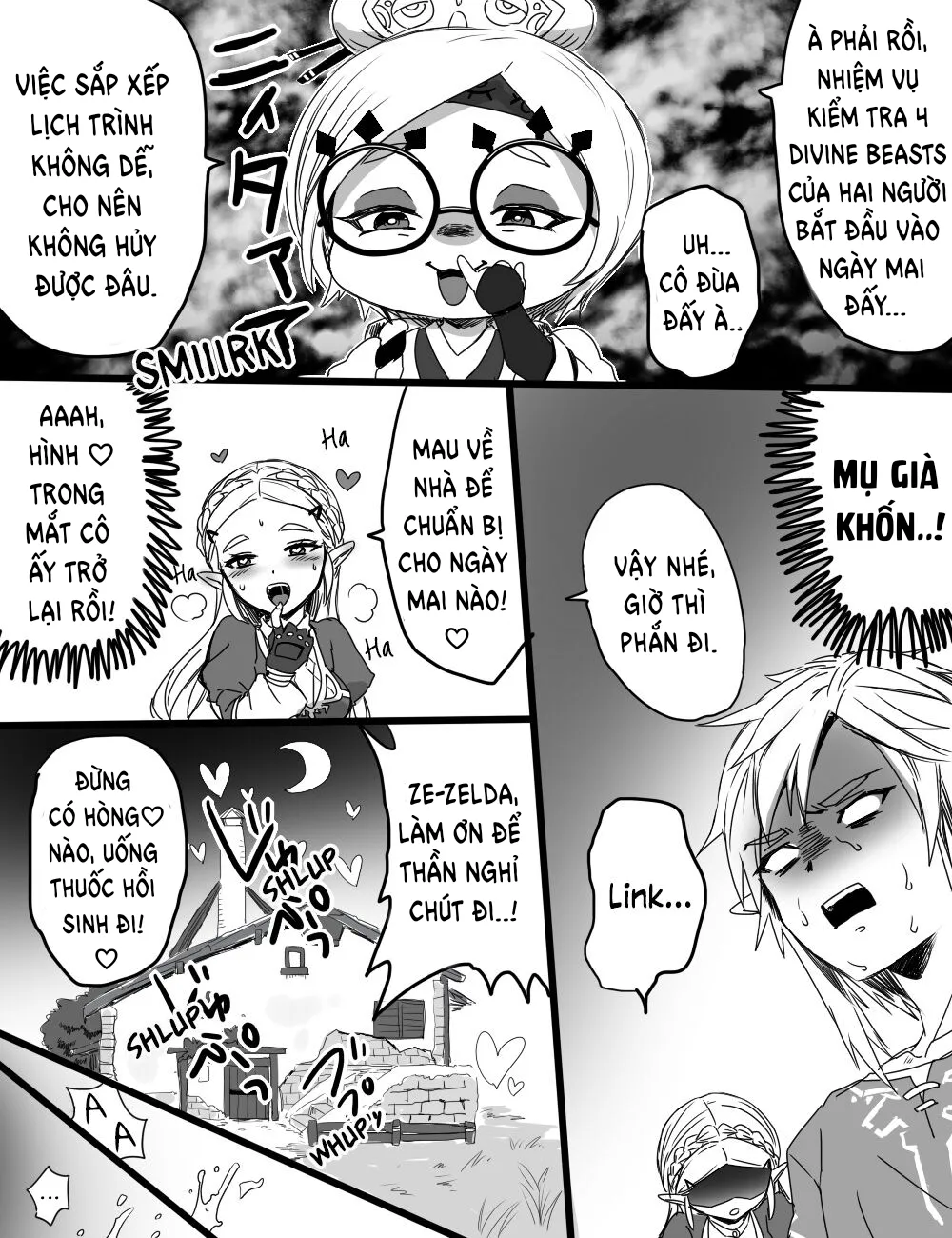 HentaiVN.net - Ảnh 6 - Vụ án Hồ Tình Yêu (The Legend of Zelda) [The Power of the Lover's Pond] - Chap II