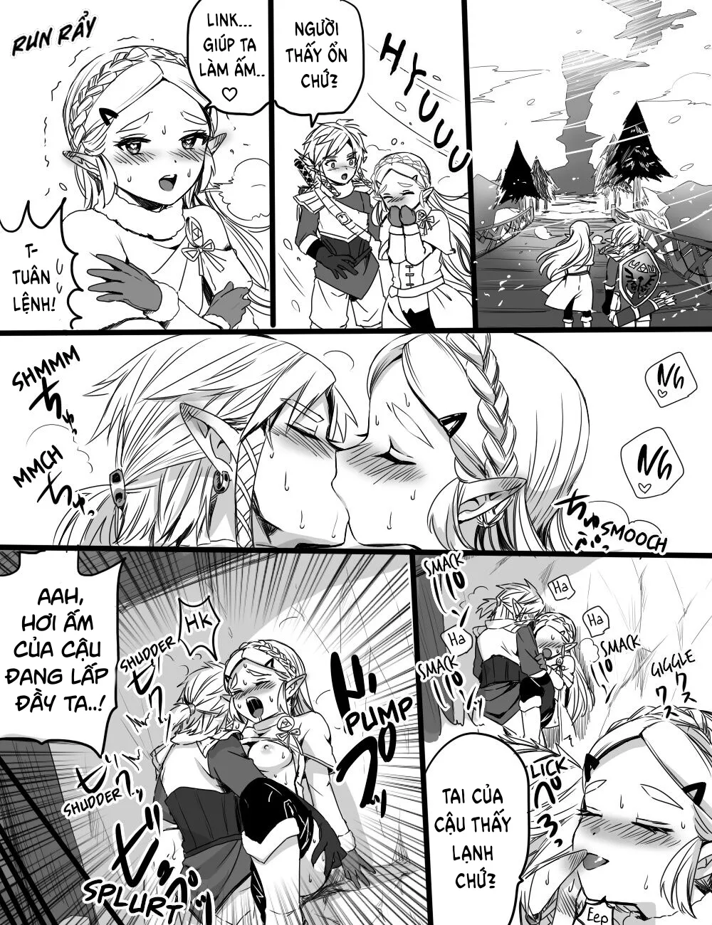 HentaiVN.net - Ảnh 8 - Vụ án Hồ Tình Yêu (The Legend of Zelda) [The Power of the Lover's Pond] - Chap II