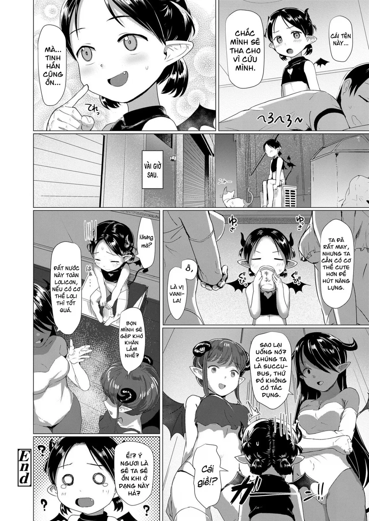 HentaiVN.net - Ảnh 22 - Cô nàng Vanila-chan đói bụng, [Hungry Succubus Vanilla-chan ; Harapeko Succubus Vanilla-chan] - Oneshot