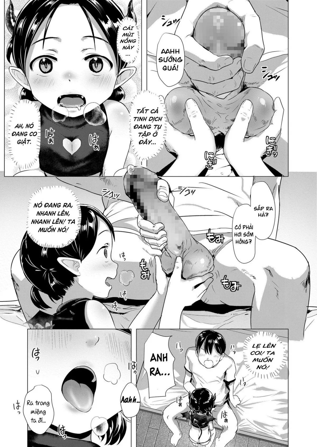 HentaiVN.net - Ảnh 9 - Cô nàng Vanila-chan đói bụng, [Hungry Succubus Vanilla-chan ; Harapeko Succubus Vanilla-chan] - Oneshot