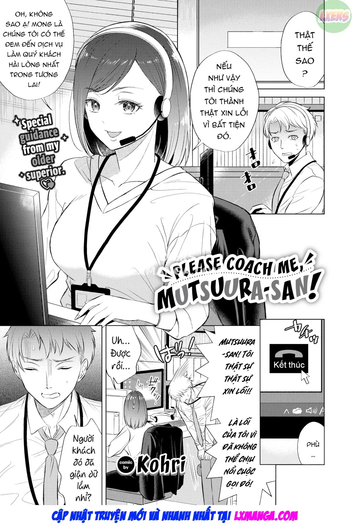 HentaiVN.net - Ảnh 4 - Xin hãy huấn luyện tôi, Mutsuura-san! - Oneshot