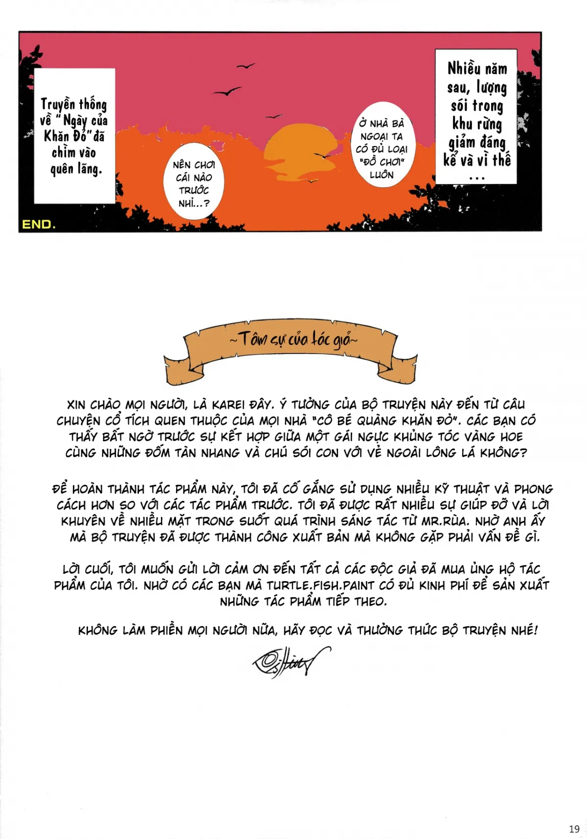 HentaiVN.net - Ảnh 20 - Cô bé quàng khăn đỏ-Chuyện cổ tích [Childhood Destruction - Big Red Riding Hood and The Little Wolf] - Oneshot