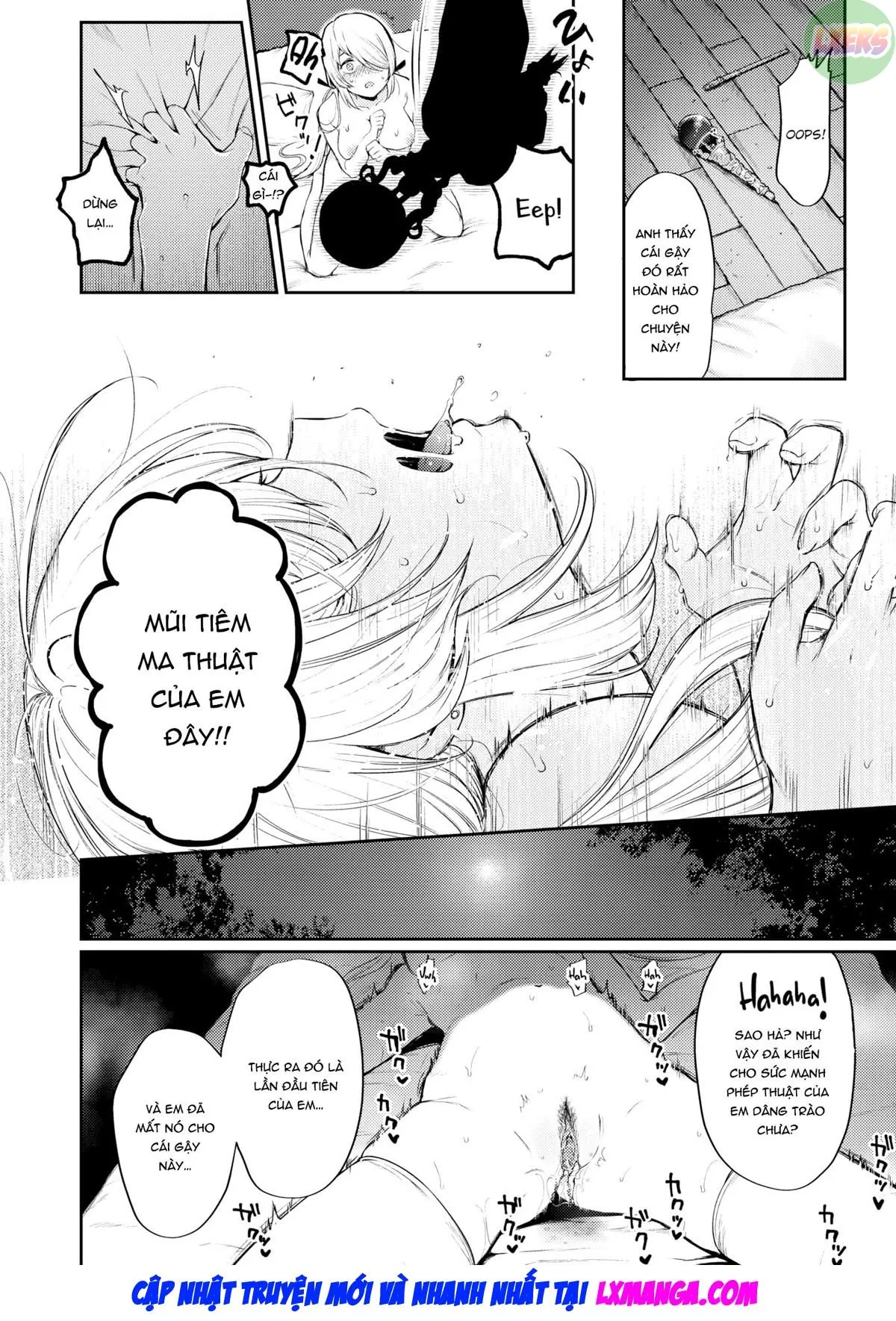 HentaiVN.net - Ảnh 15 - Mori no Majo to Ikidaore no Oji-san - Oneshot