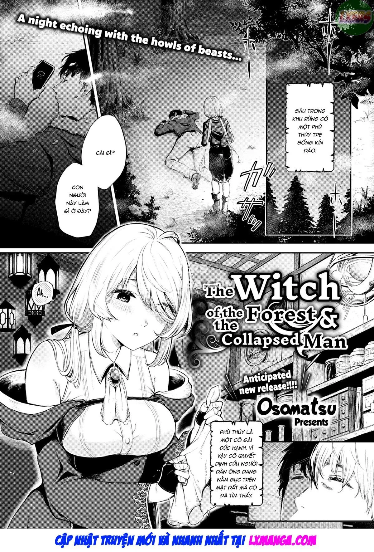 HentaiVN.net - Ảnh 4 - Mori no Majo to Ikidaore no Oji-san - Oneshot