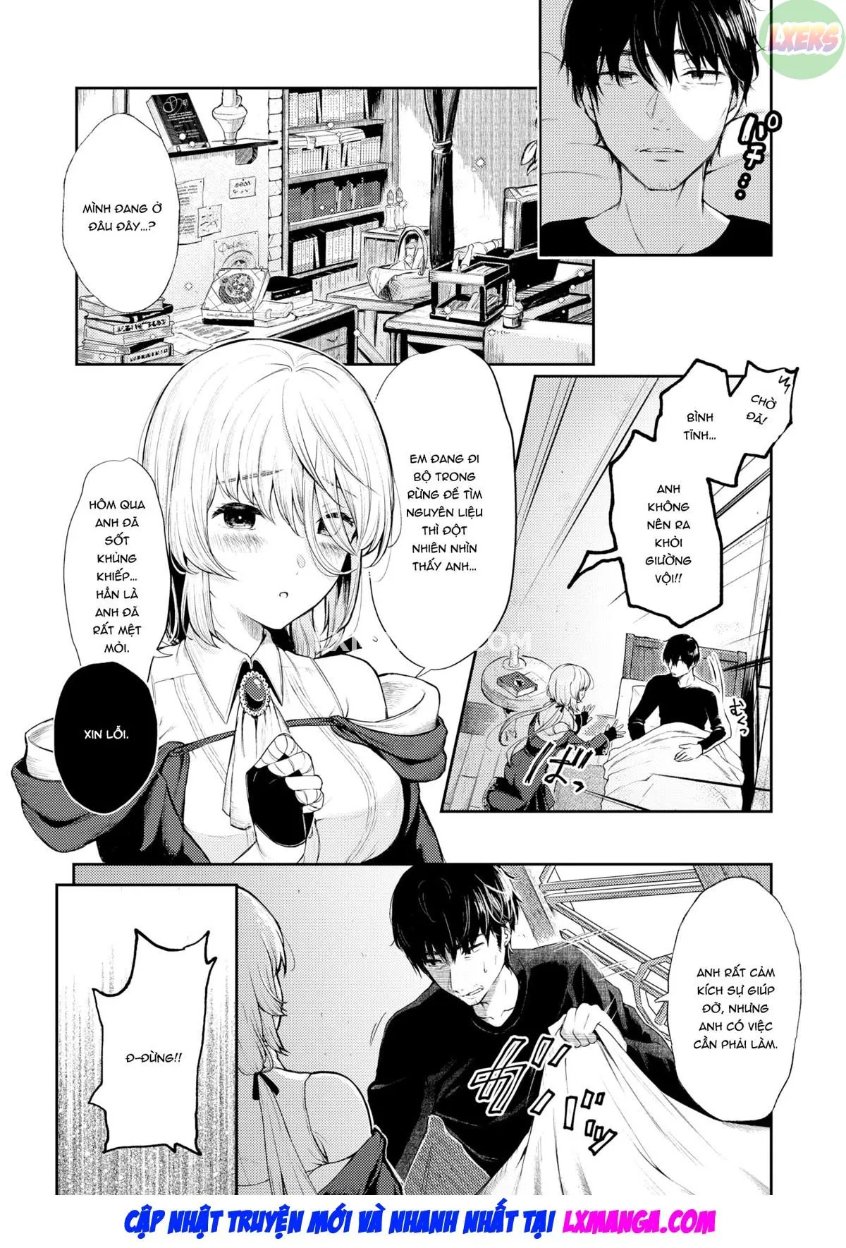 HentaiVN.net - Ảnh 5 - Mori no Majo to Ikidaore no Oji-san - Oneshot