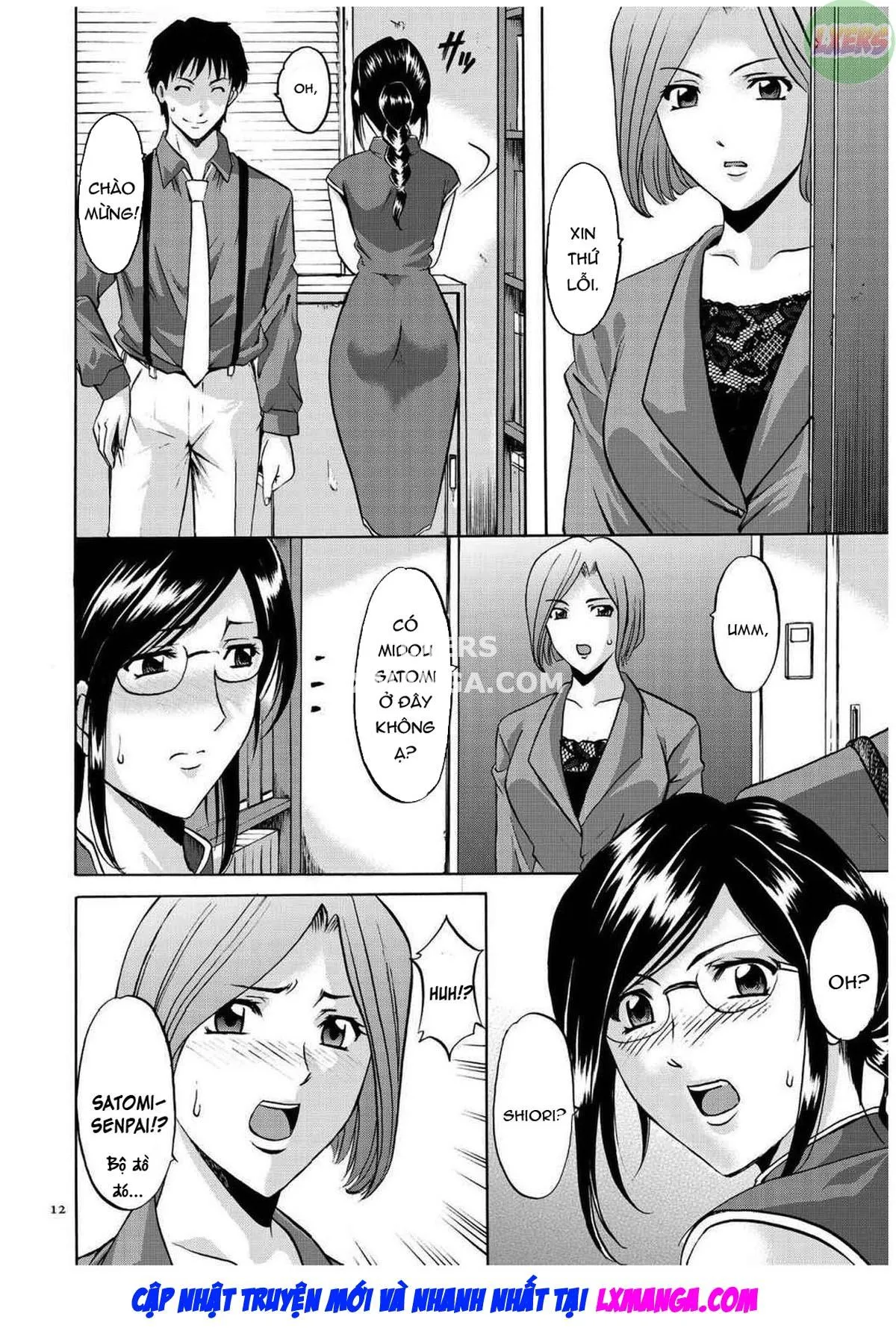 HentaiVN.net - Ảnh 14 - Sennyu Tsuma Satomi Kiroku - Chap 1