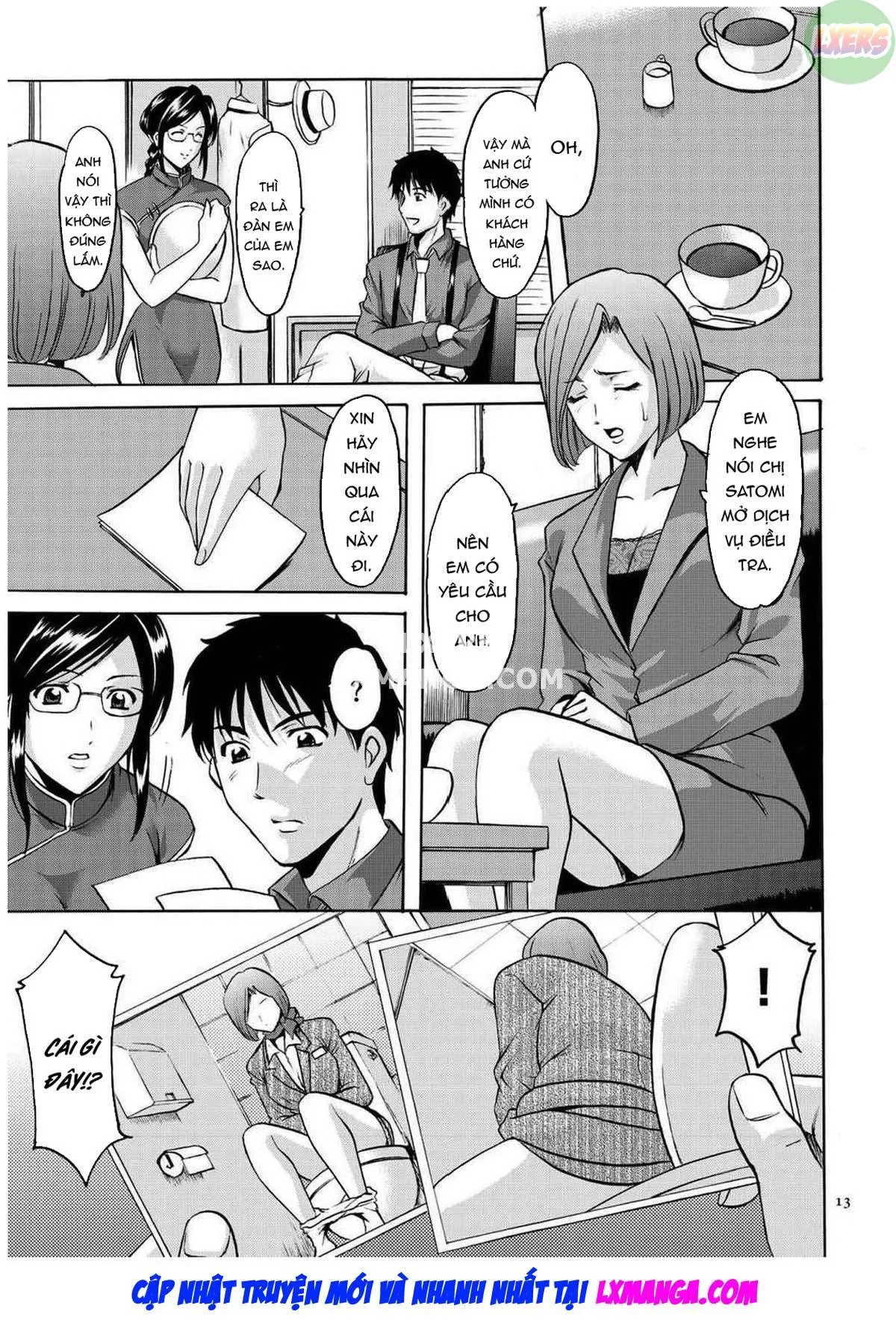 HentaiVN.net - Ảnh 15 - Sennyu Tsuma Satomi Kiroku - Chap 1