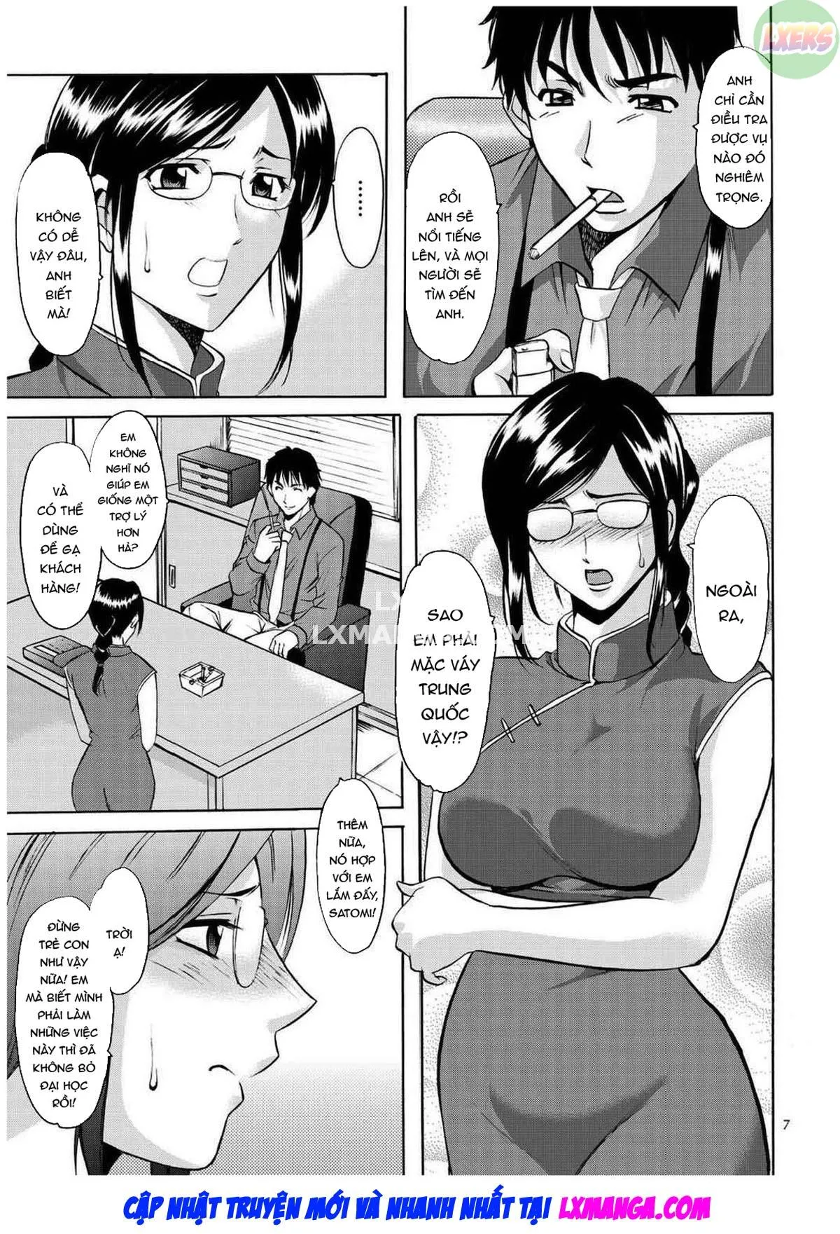 HentaiVN.net - Ảnh 9 - Sennyu Tsuma Satomi Kiroku - Chap 1