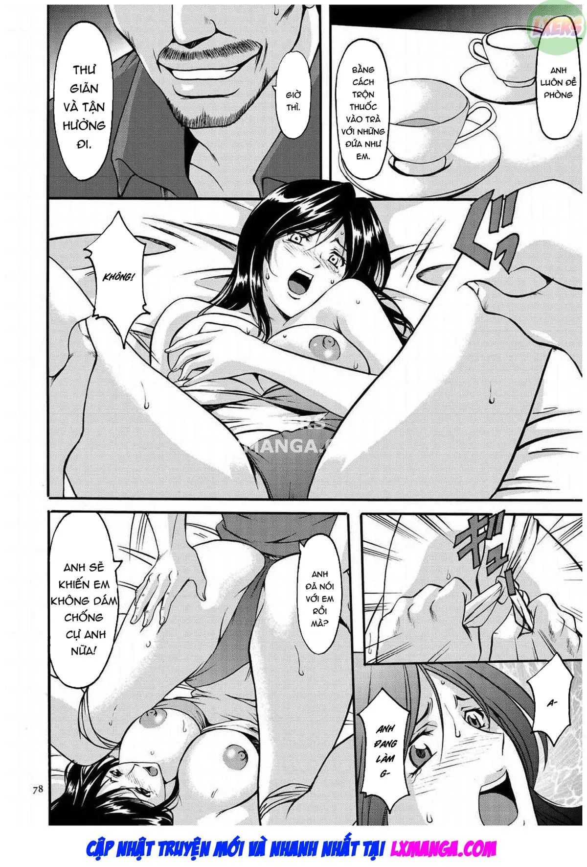 HentaiVN.net - Ảnh 8 - Sennyu Tsuma Satomi Kiroku - Chap 4