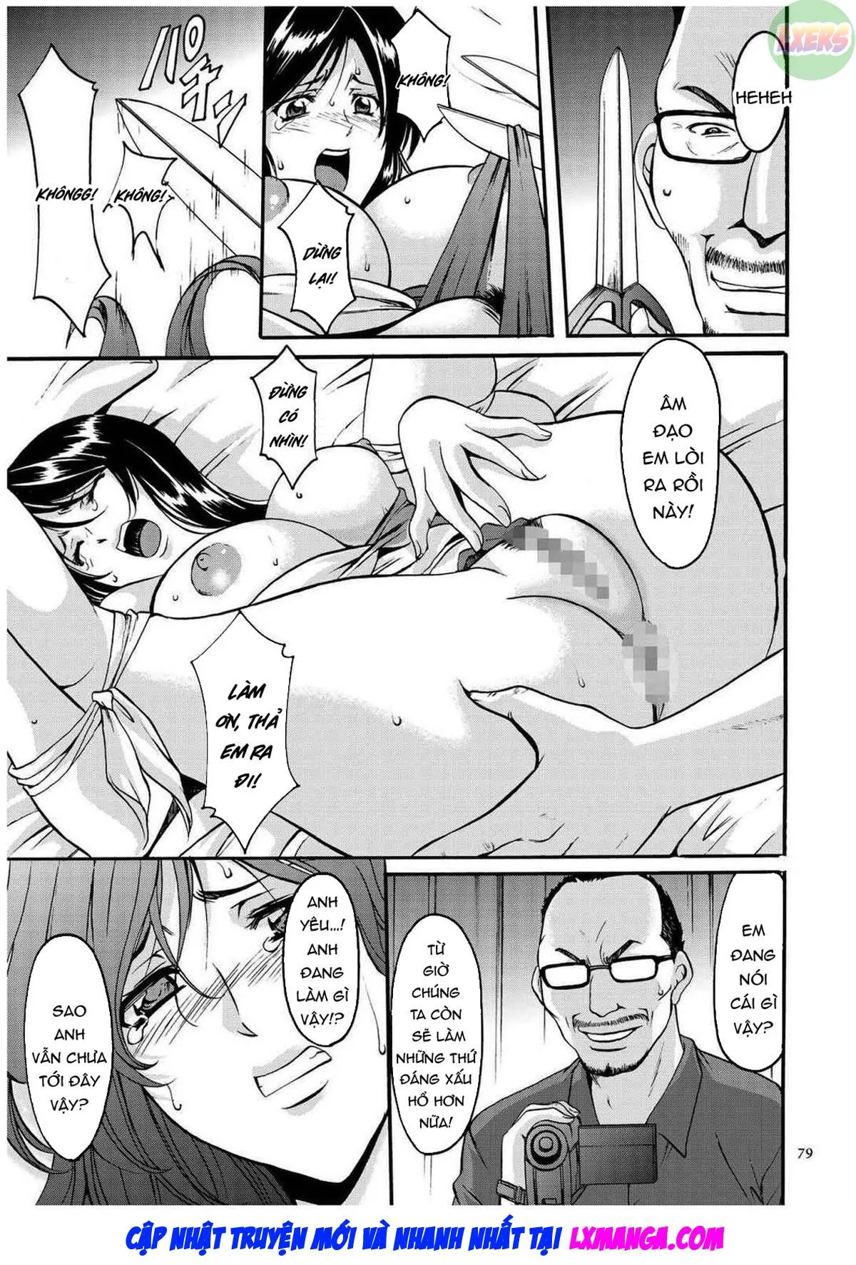 HentaiVN.net - Ảnh 9 - Sennyu Tsuma Satomi Kiroku - Chap 4