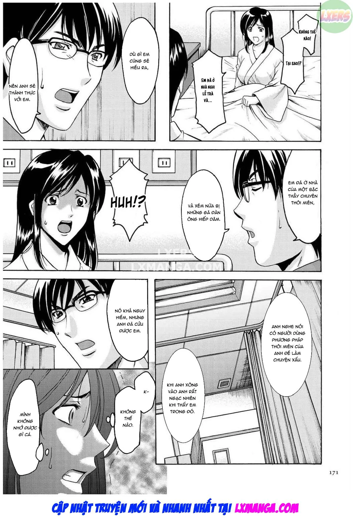 HentaiVN.net - Ảnh 12 - Sennyu Tsuma Satomi Kiroku - Chap 8