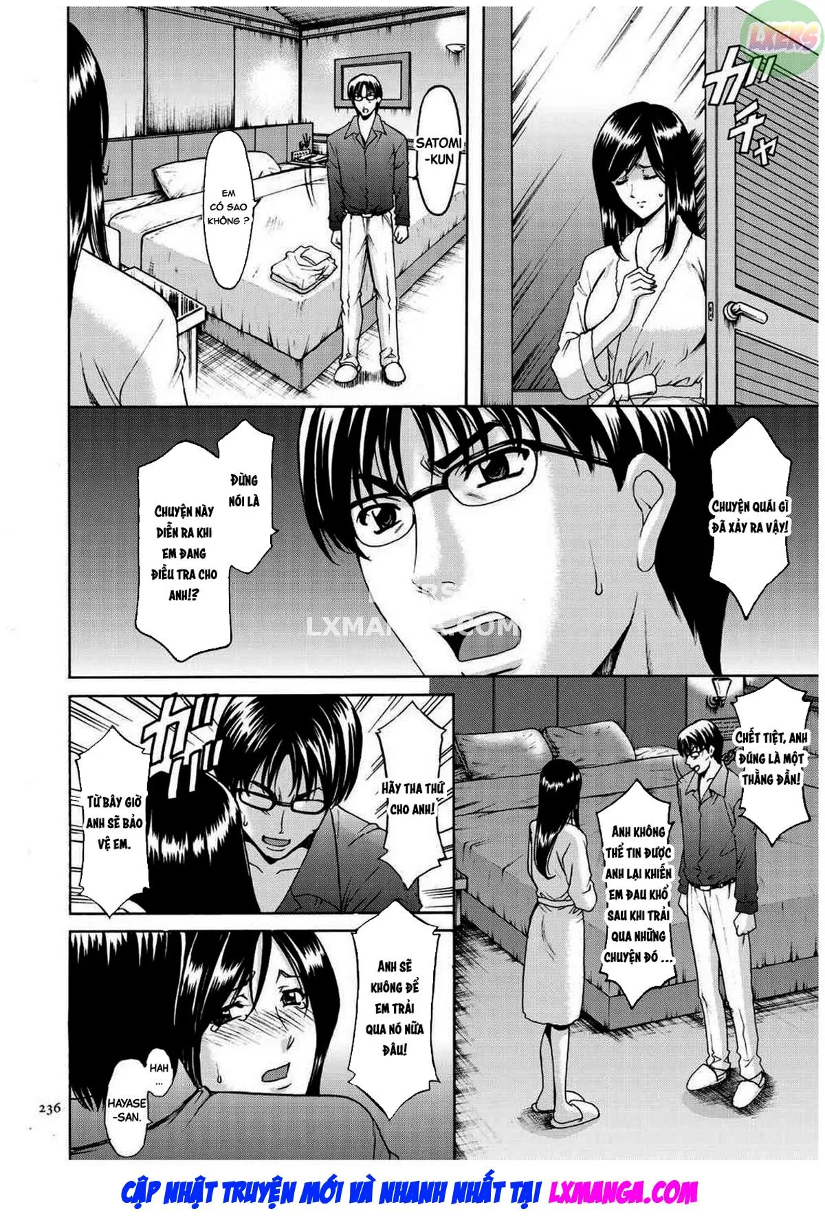 HentaiVN.net - Ảnh 10 - Sennyu Tsuma Satomi Kiroku - Chap 11