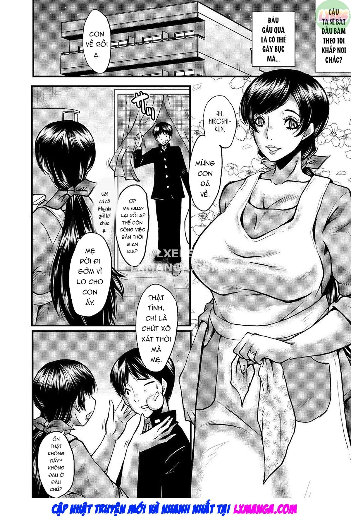 HentaiVN.net - Ảnh 11 - My friend stole away both my childhood friend and my mother [Tomodachi, Osananajimi mo Kaa-san mo Netorareru] - Chap 1