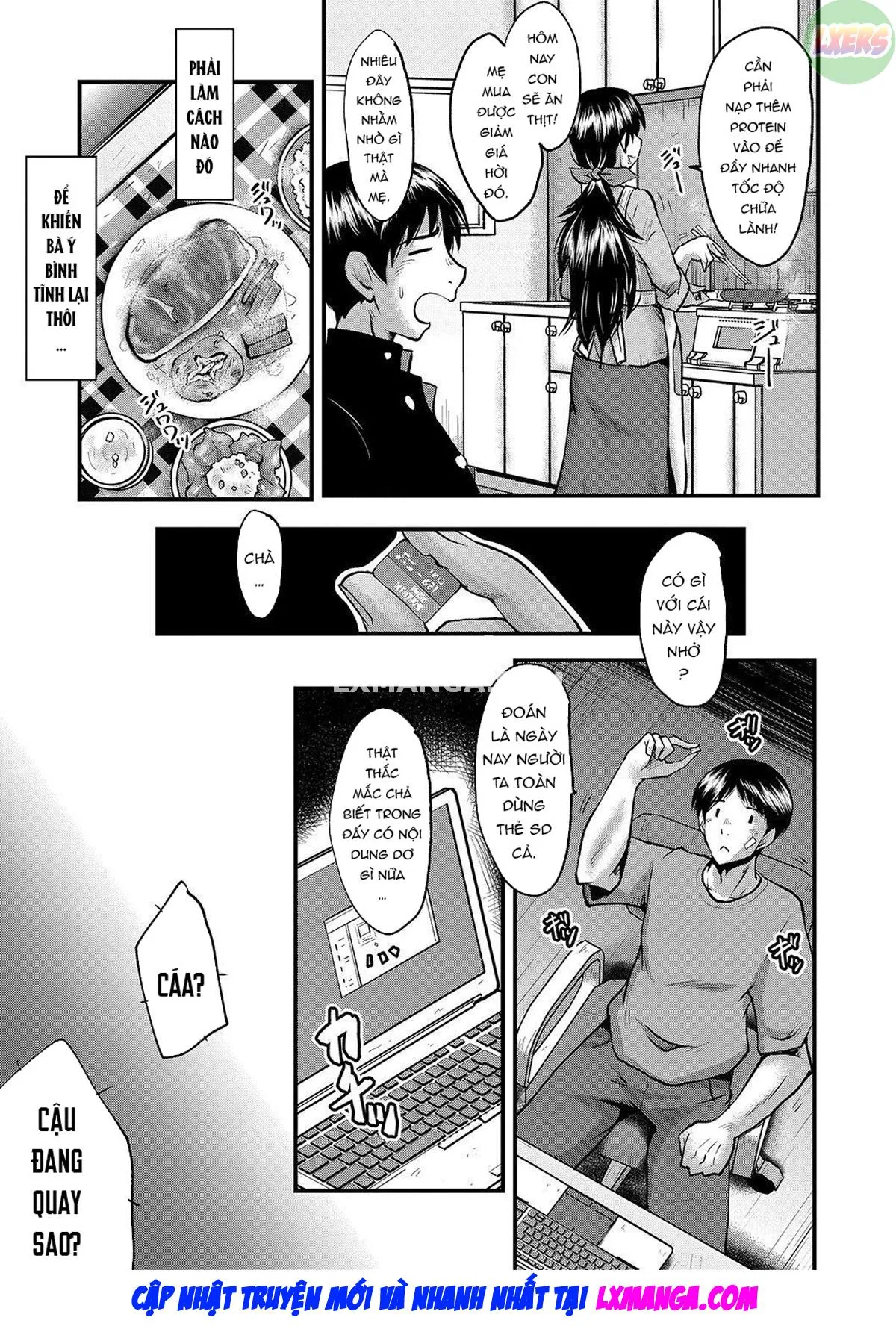 HentaiVN.net - Ảnh 12 - My friend stole away both my childhood friend and my mother [Tomodachi, Osananajimi mo Kaa-san mo Netorareru] - Chap 1