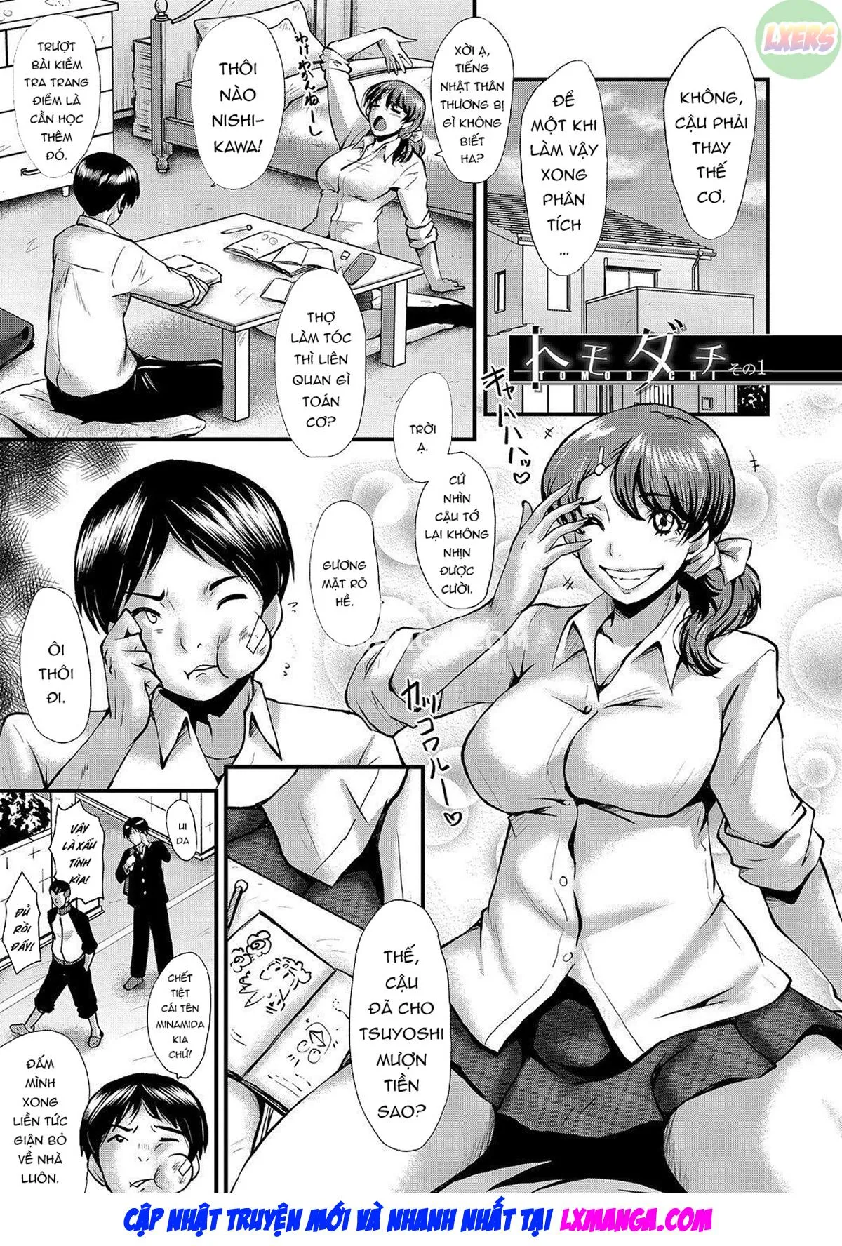 HentaiVN.net - Ảnh 6 - My friend stole away both my childhood friend and my mother [Tomodachi, Osananajimi mo Kaa-san mo Netorareru] - Chap 1