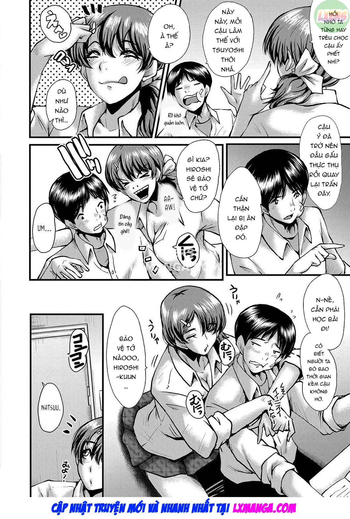 HentaiVN.net - Ảnh 7 - My friend stole away both my childhood friend and my mother [Tomodachi, Osananajimi mo Kaa-san mo Netorareru] - Chap 1