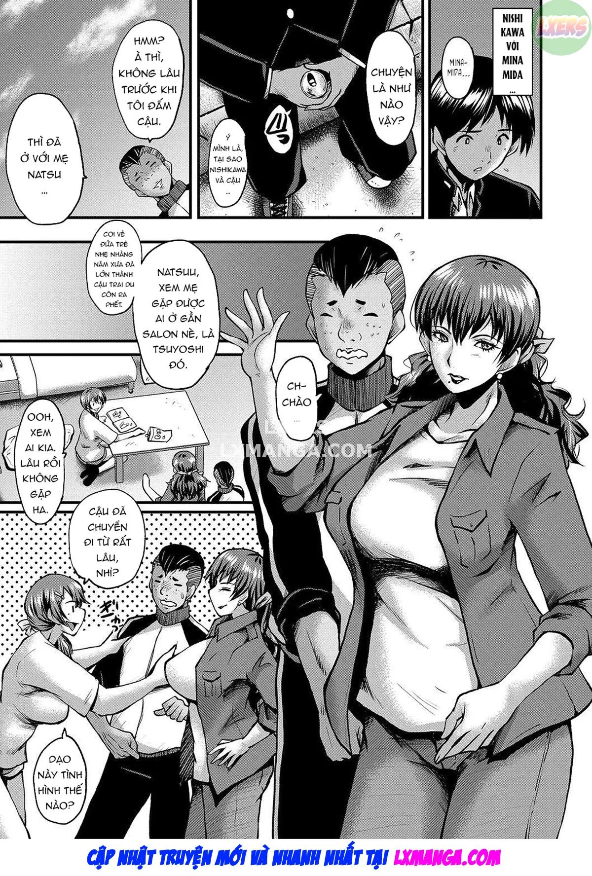 HentaiVN.net - Ảnh 6 - My friend stole away both my childhood friend and my mother [Tomodachi, Osananajimi mo Kaa-san mo Netorareru] - Chap 2