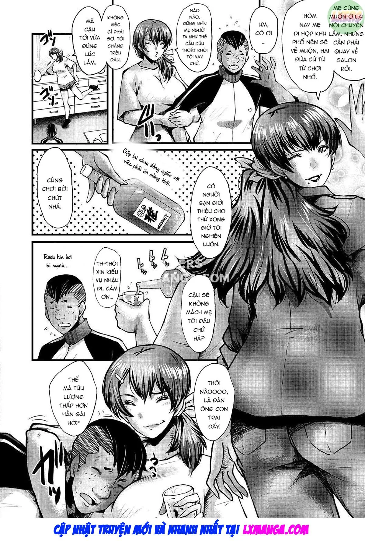 HentaiVN.net - Ảnh 7 - My friend stole away both my childhood friend and my mother [Tomodachi, Osananajimi mo Kaa-san mo Netorareru] - Chap 2