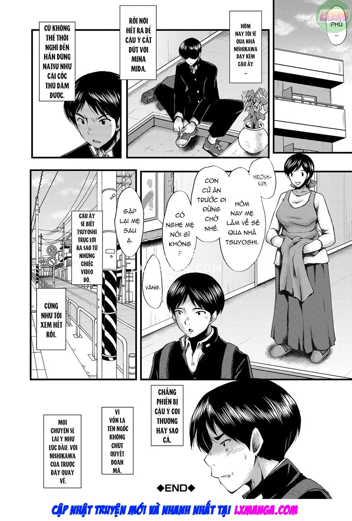 HentaiVN.net - Ảnh 33 - My friend stole away both my childhood friend and my mother [Tomodachi, Osananajimi mo Kaa-san mo Netorareru] - Chap 4