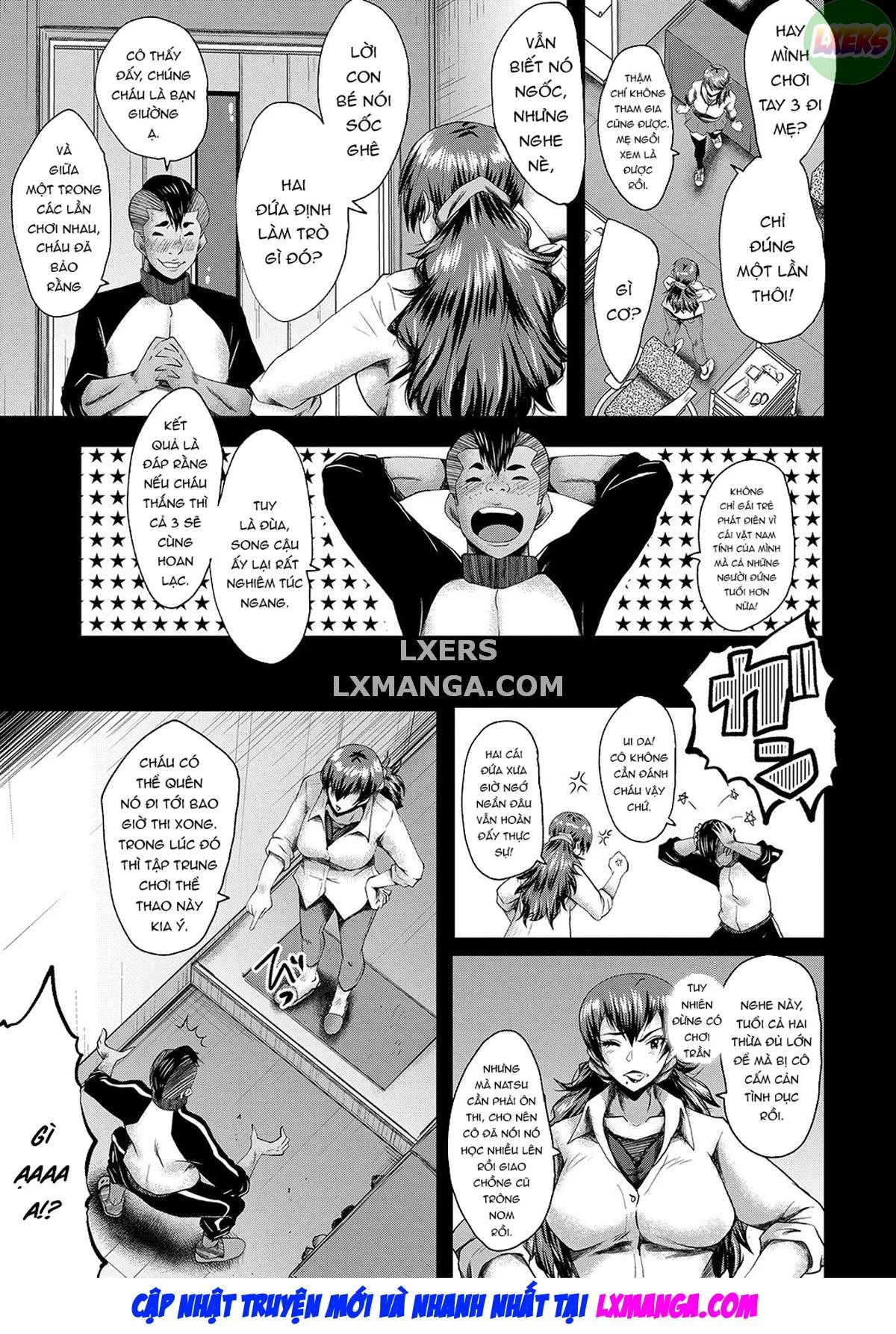 HentaiVN.net - Ảnh 8 - My friend stole away both my childhood friend and my mother [Tomodachi, Osananajimi mo Kaa-san mo Netorareru] - Chap 4