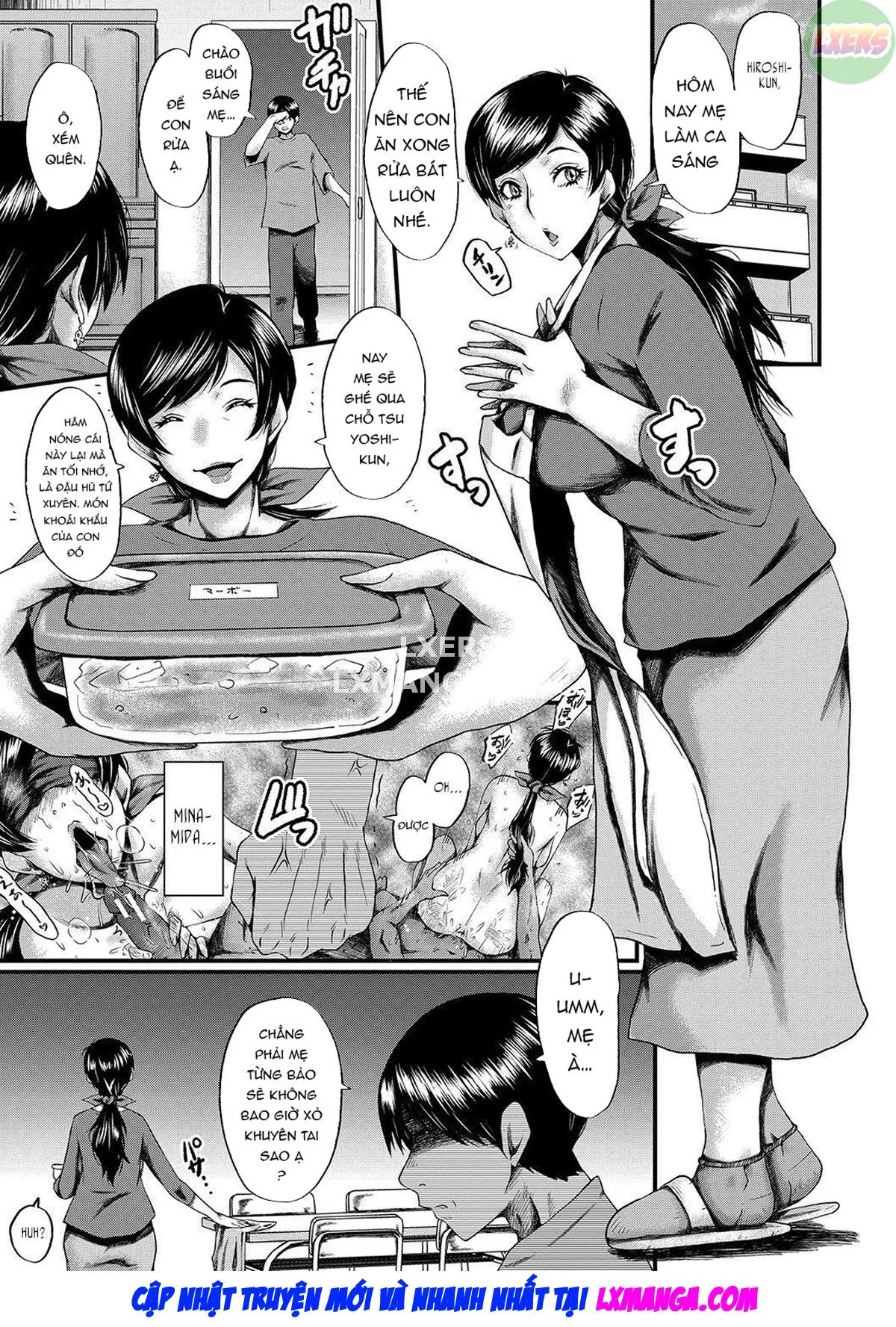 HentaiVN.net - Ảnh 4 - My friend stole away both my childhood friend and my mother [Tomodachi, Osananajimi mo Kaa-san mo Netorareru] - Chap 6