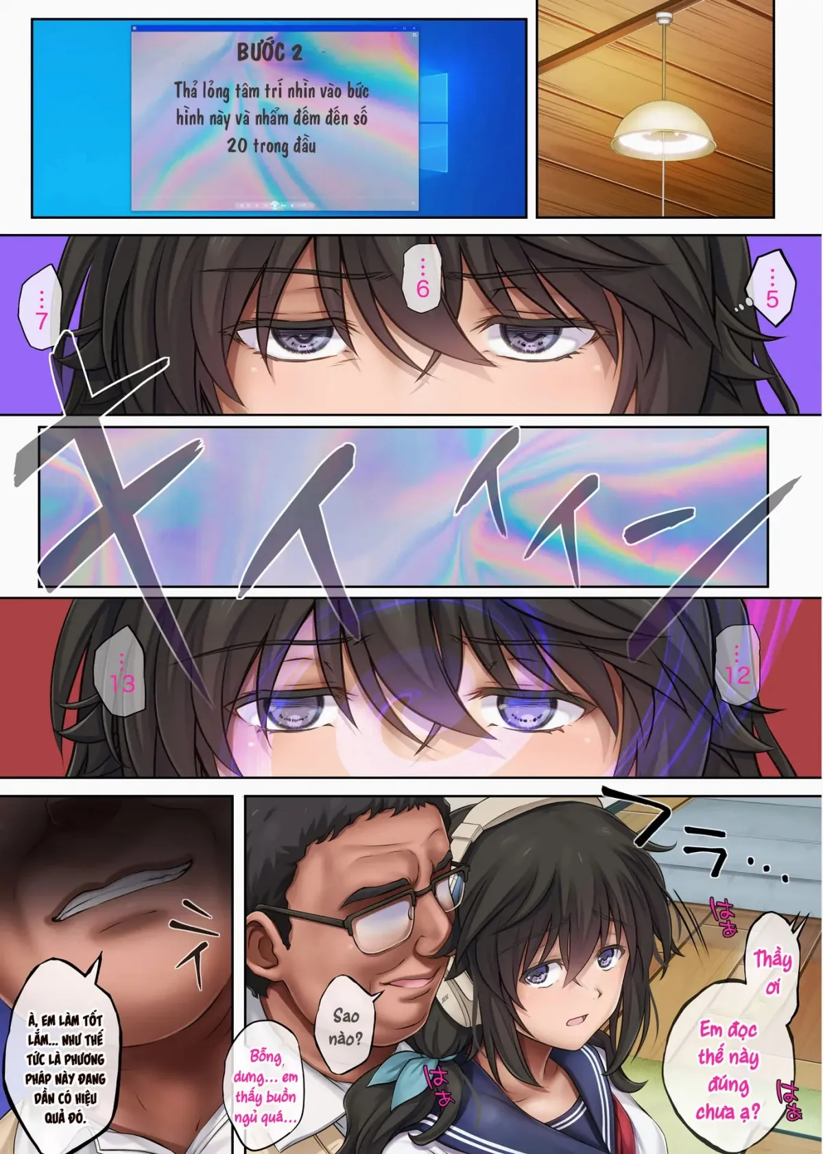 HentaiVN.net - Ảnh 8 - Là Mơ Hay Là Thật? Hayakawa Nozomi bị hiếp dâm sau khi dính thuật thôi miên [Yume ka Utsutsu ka Hayakawa Nozomi hen] - Chap 1
