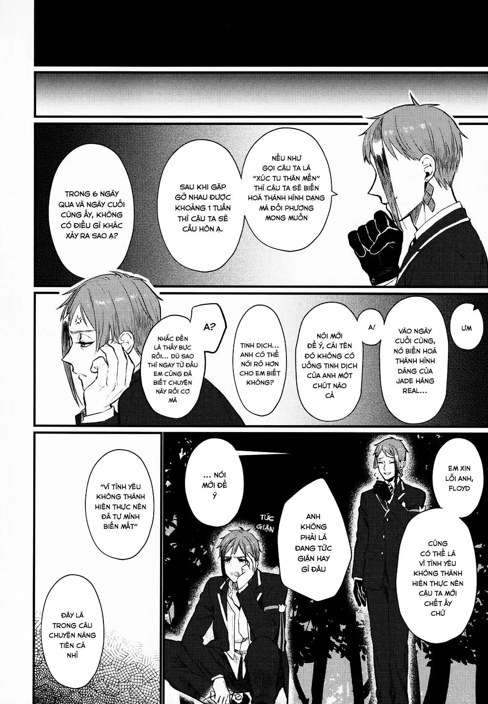 HentaiVN.net - Ảnh 24 - Shokushu datte Koi o Suru! – Disney: Twisted-Wonderland dj [BONUS CALL] - Chap 1