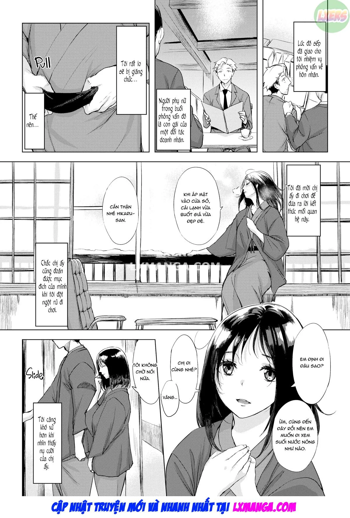 HentaiVN.net - Ảnh 9 - Sinful Sex [Even; Farewell Journey; Everyone's Family Planning; Night Play Roly-Poly; How the Boss Likes to Play; How'd You Like a Hawaiian Shirt?; How'd You Like Some Swimming Trunks, Too?] - Chap 3 - Farewell Journey