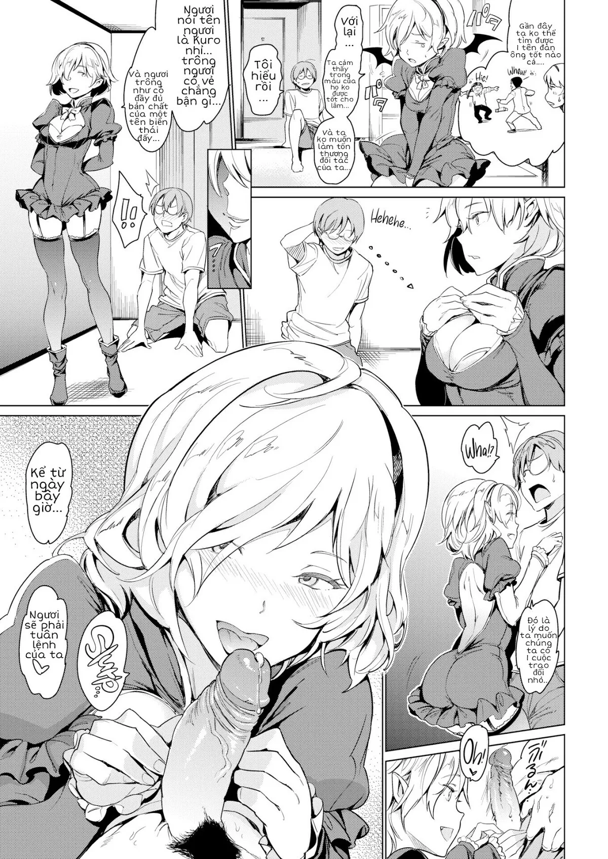 HentaiVN.net - Ảnh 3 - Người yêu lúc ban đêm [Nighttime Lover] - Chap 1