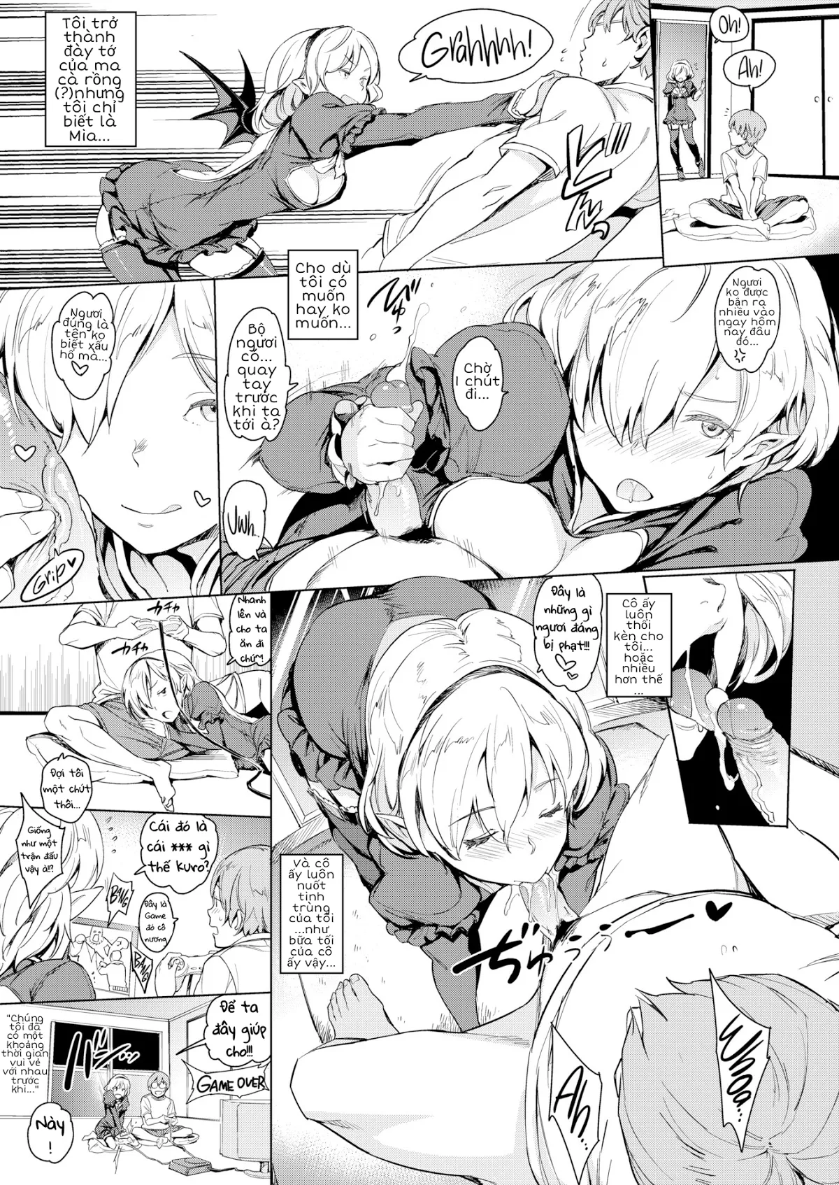 HentaiVN.net - Ảnh 7 - Người yêu lúc ban đêm [Nighttime Lover] - Chap 1