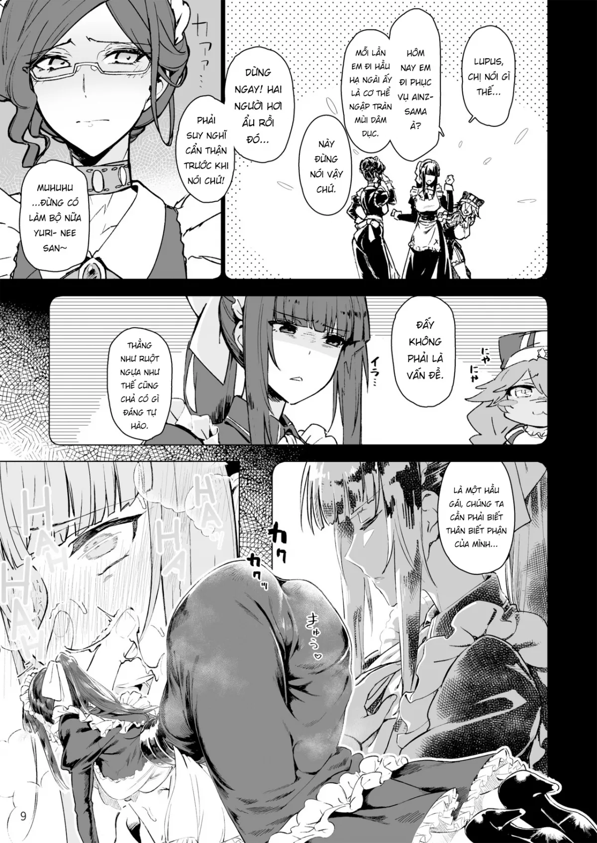 HentaiVN.net - Ảnh 11 - Chủ nhân của biệt đội nữ hầu [Manmaru Meido no Shihaisha-sama] - Oneshot